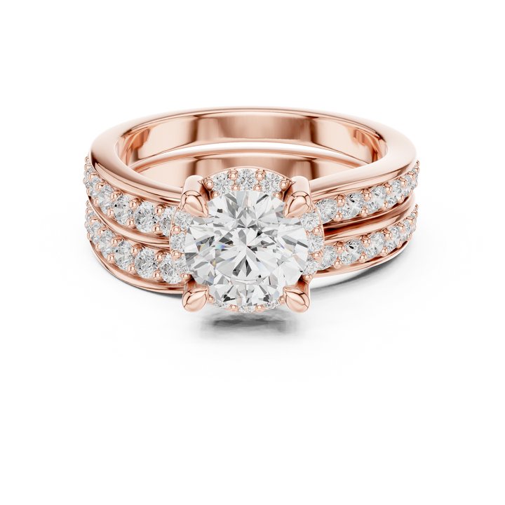 Promise ring with minimalist design.