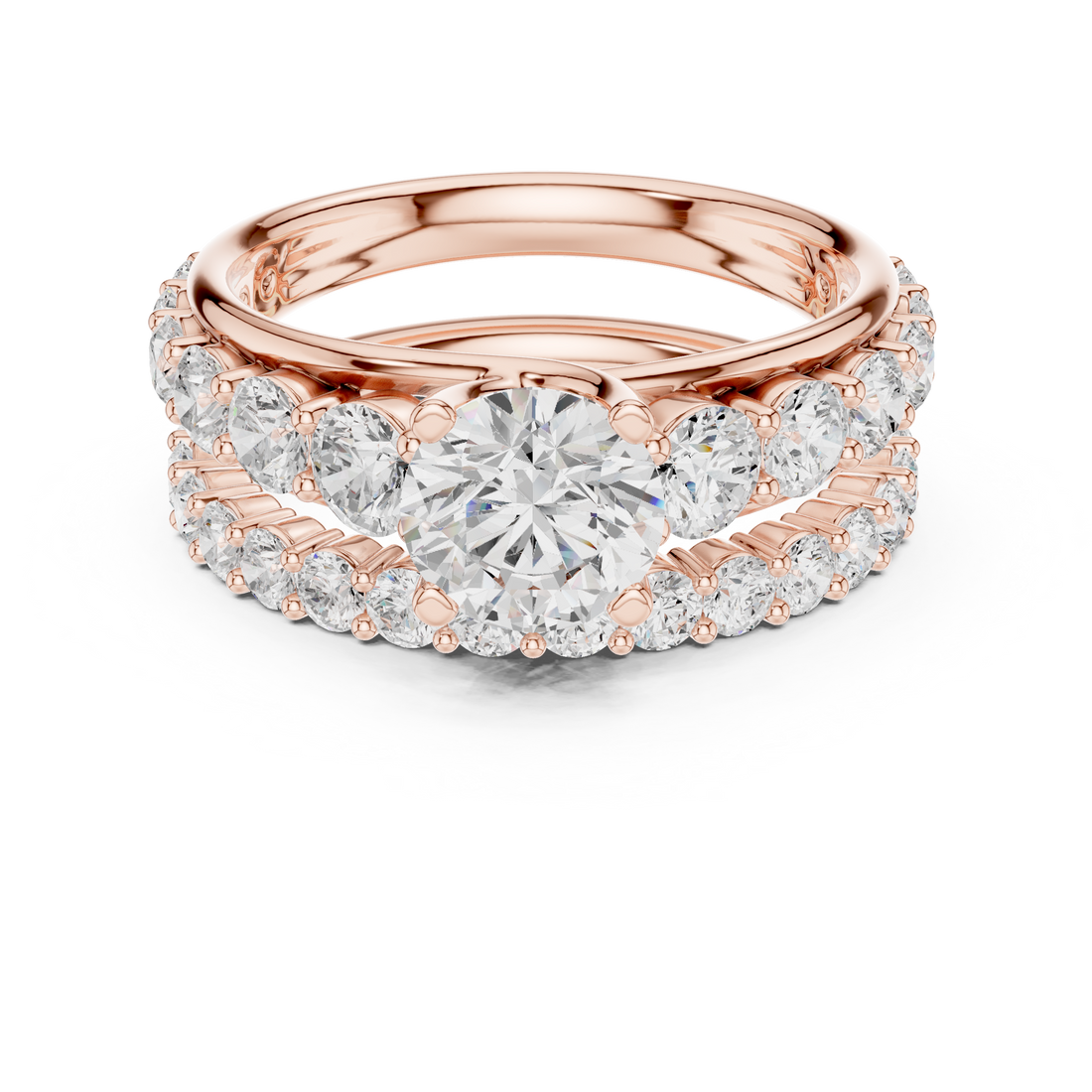 Gold bangle with smooth polished finish.