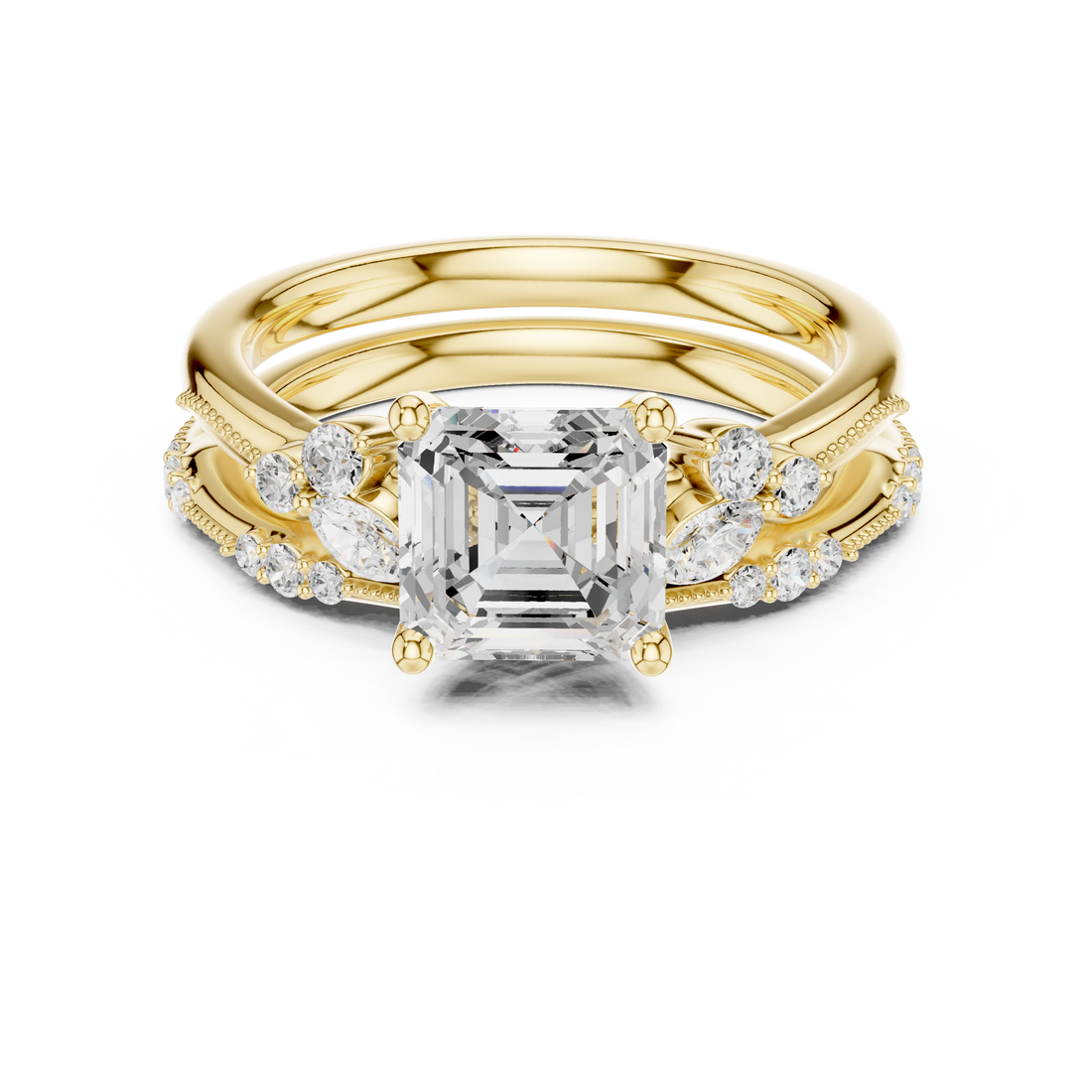 Stylish Stackable Design  with premium high-quality finish and shine