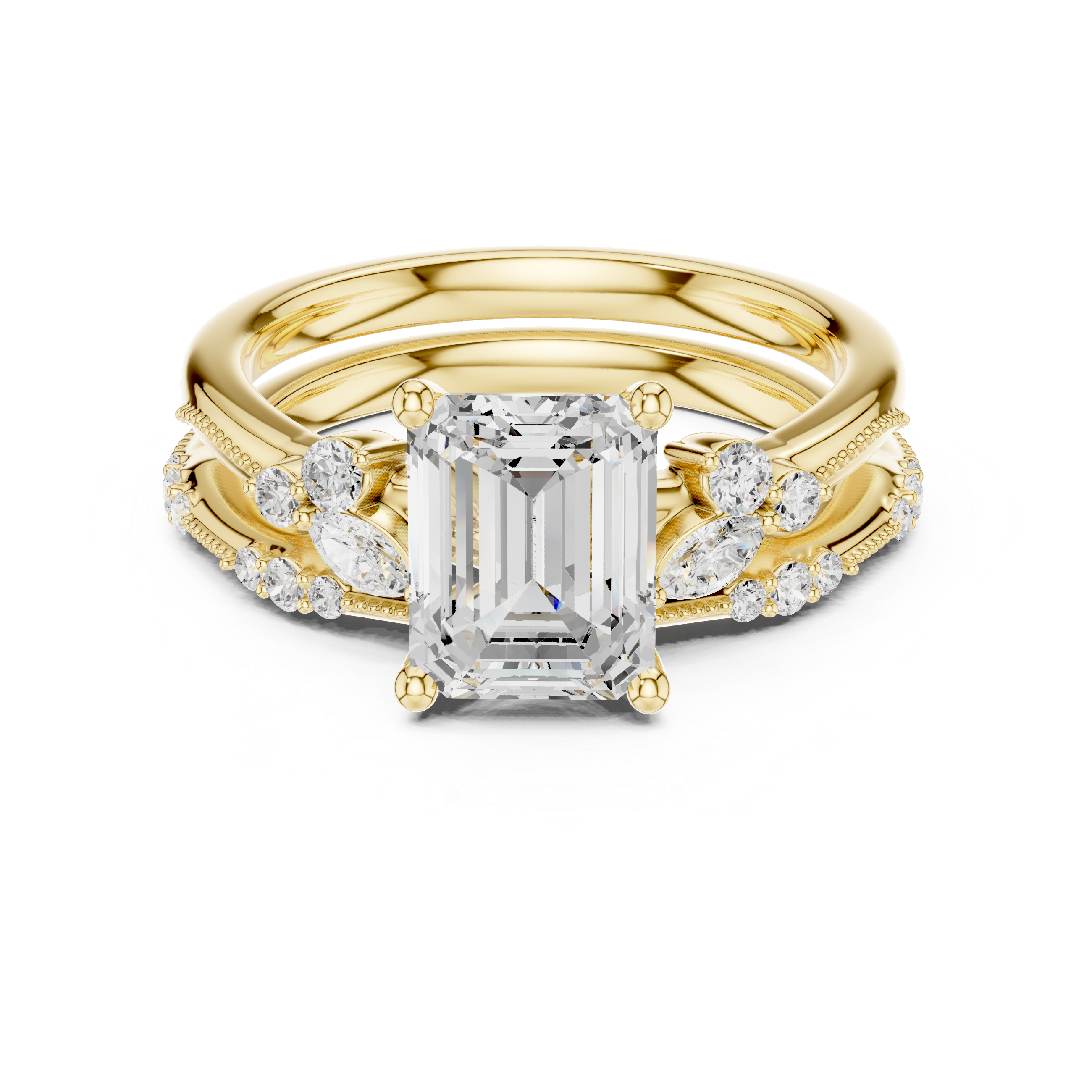 Stylish Stackable Design  with premium high-quality finish and shine