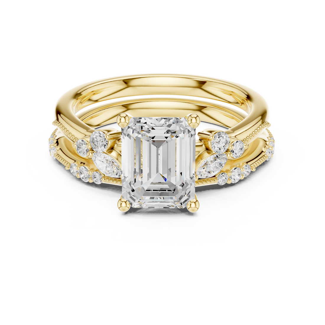 Stylish Stackable Design  with premium high-quality finish and shine