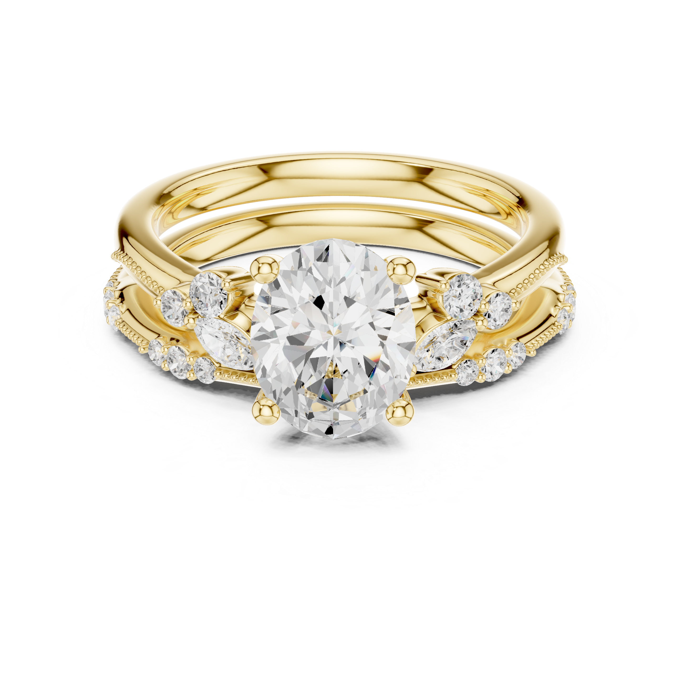 Stylish Stackable Design  with premium high-quality finish and shine