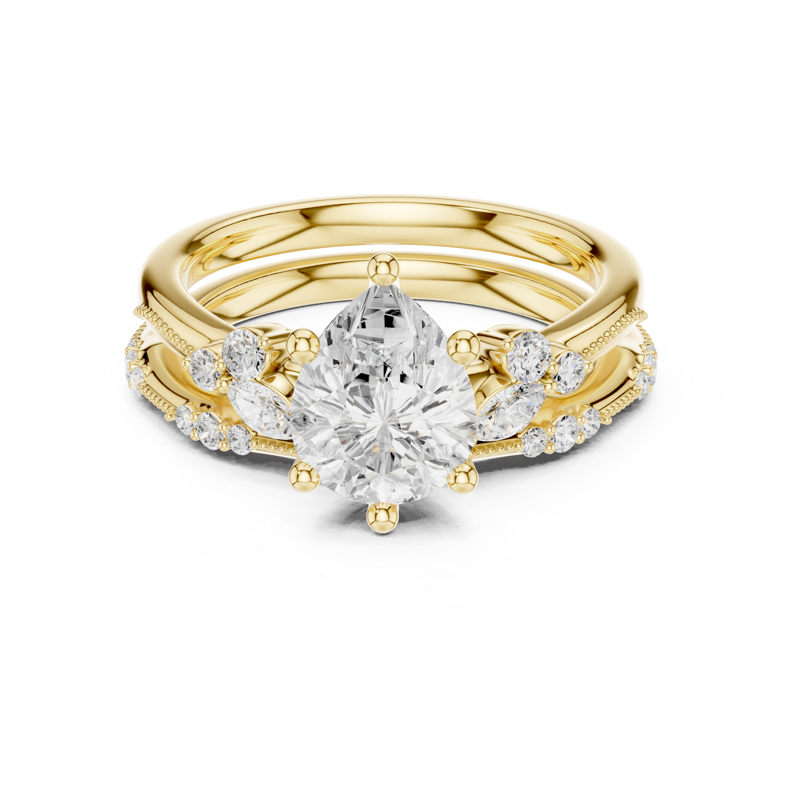 Stylish Stackable Design  with premium high-quality finish and shine