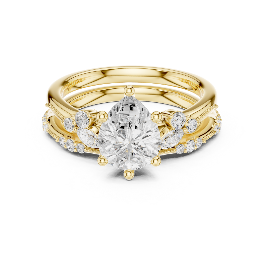 Stylish Stackable Design  with premium high-quality finish and shine