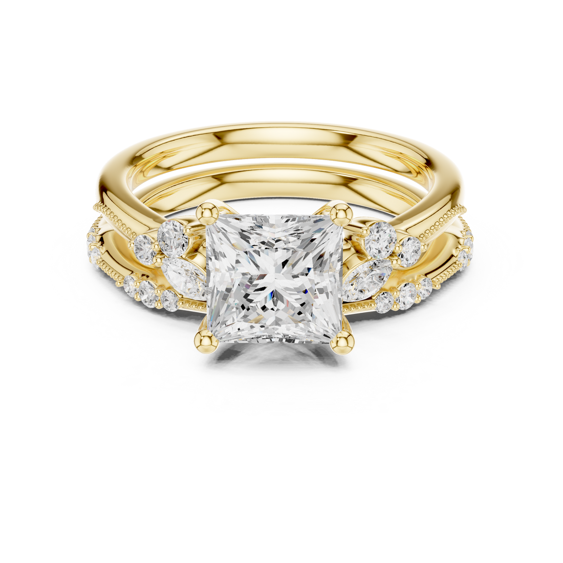Stylish Stackable Design  with premium high-quality finish and shine