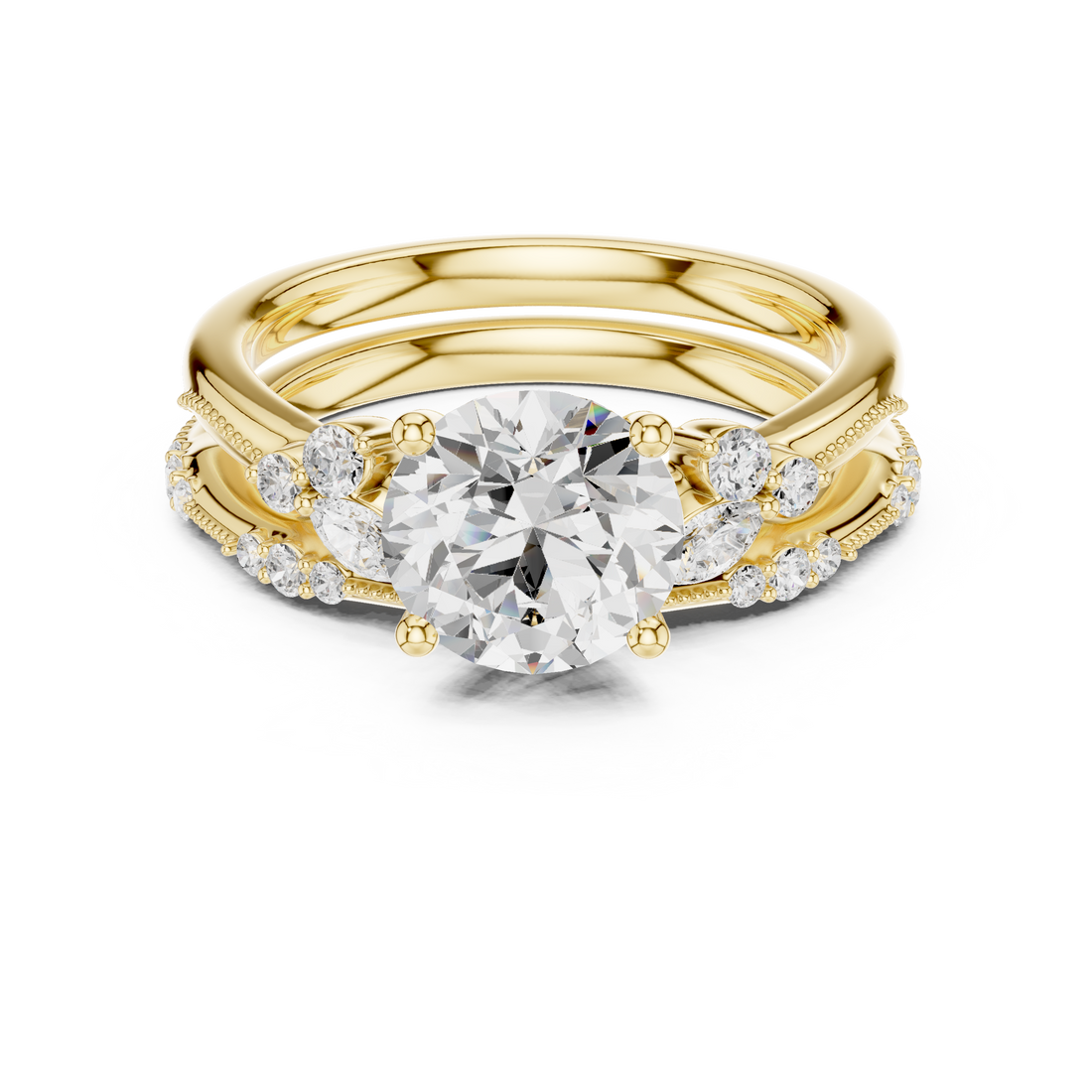Stylish Stackable Design  with premium high-quality finish and shine