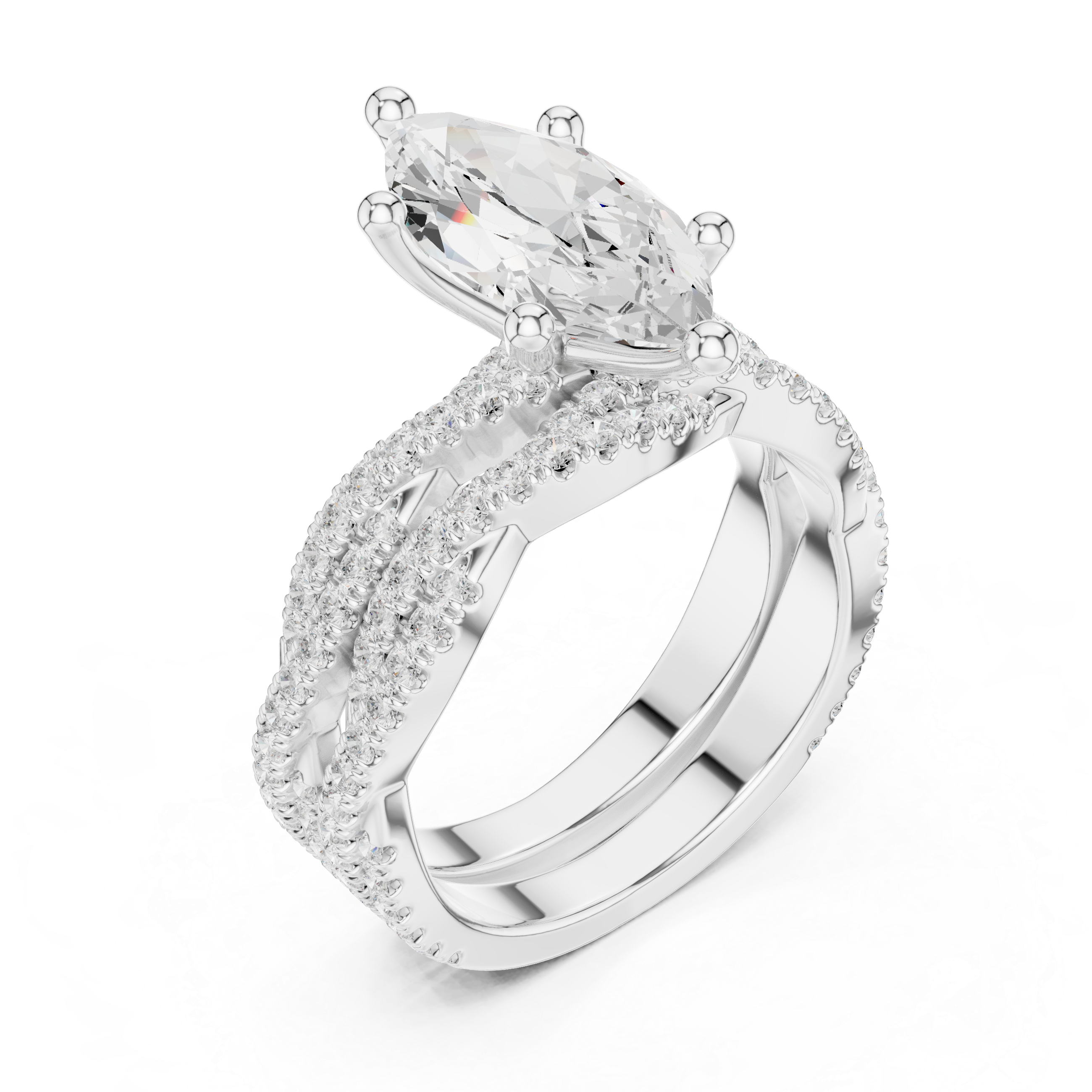 Classic tennis bracelet with round diamonds.