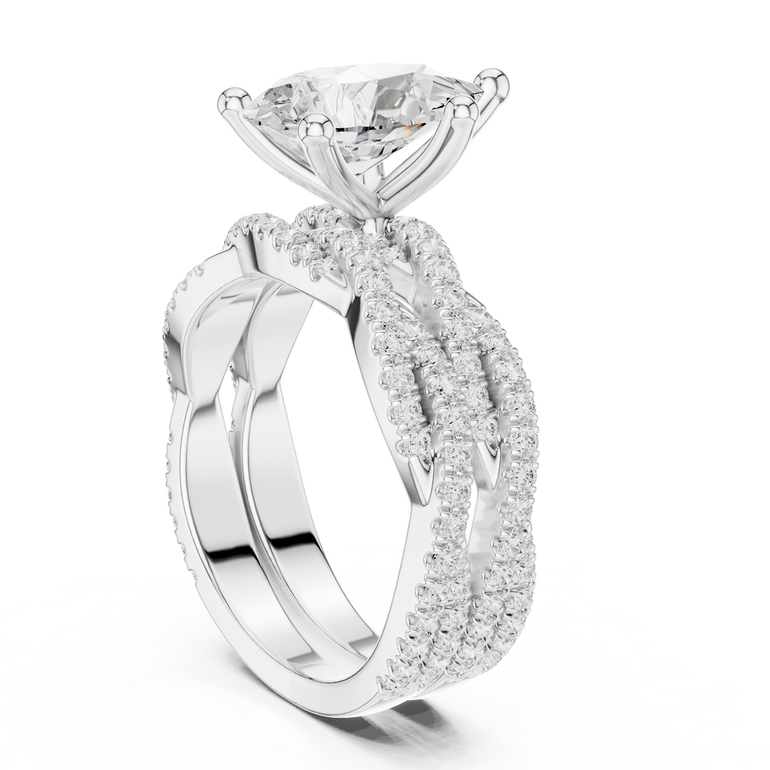 Gemstone toe ring with oval stone.