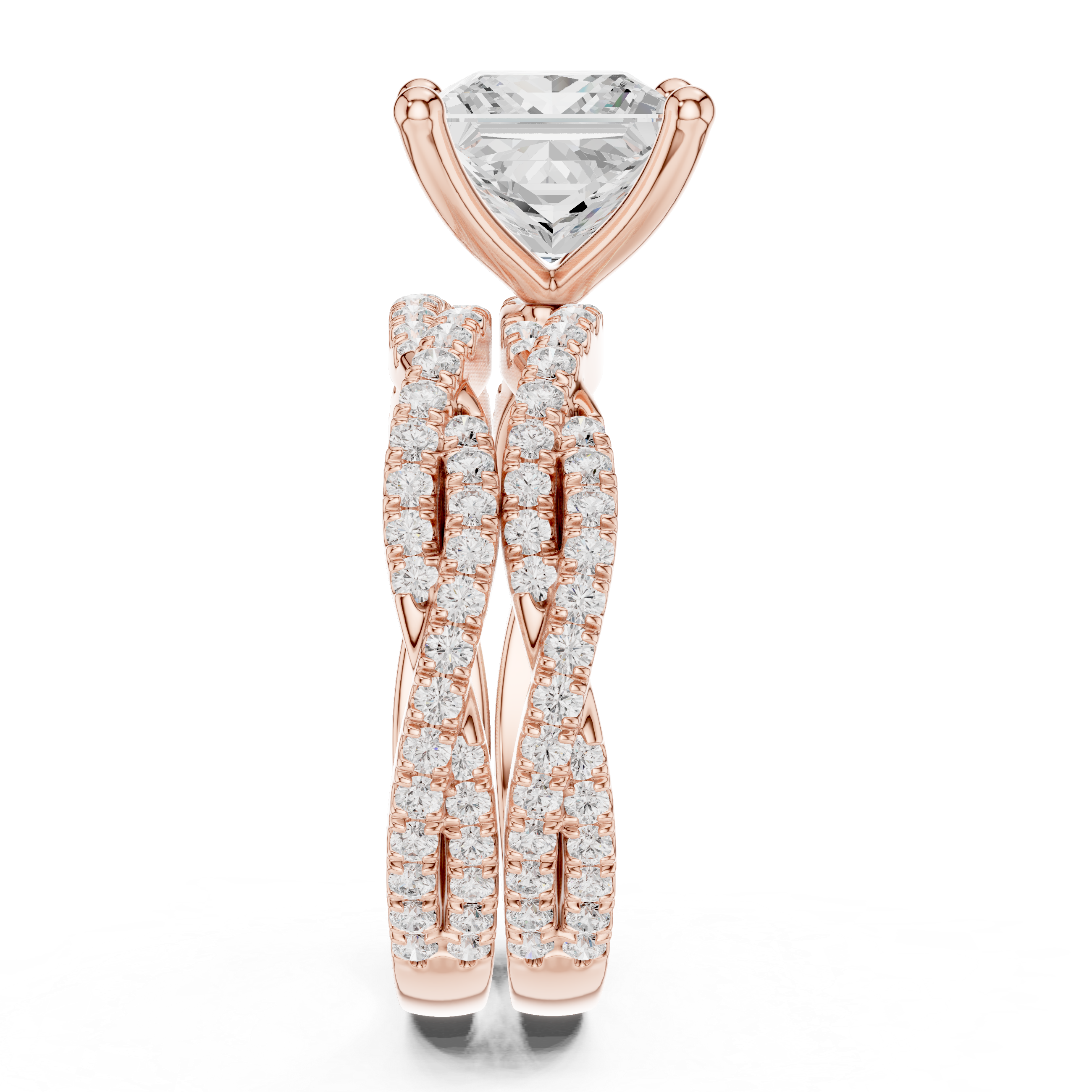 Men's gemstone ring with square stone.