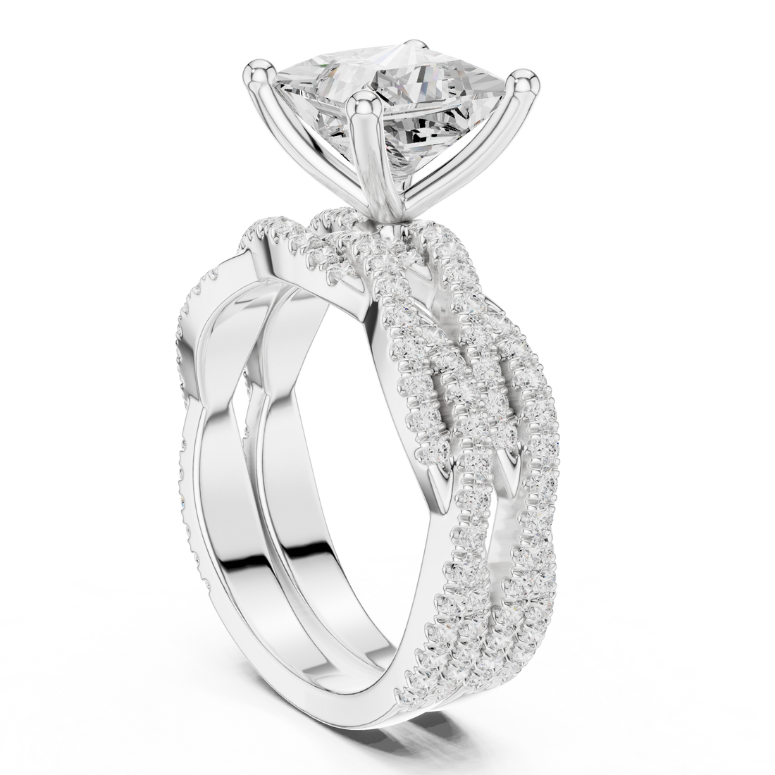 Smooth men's band with polished surface.