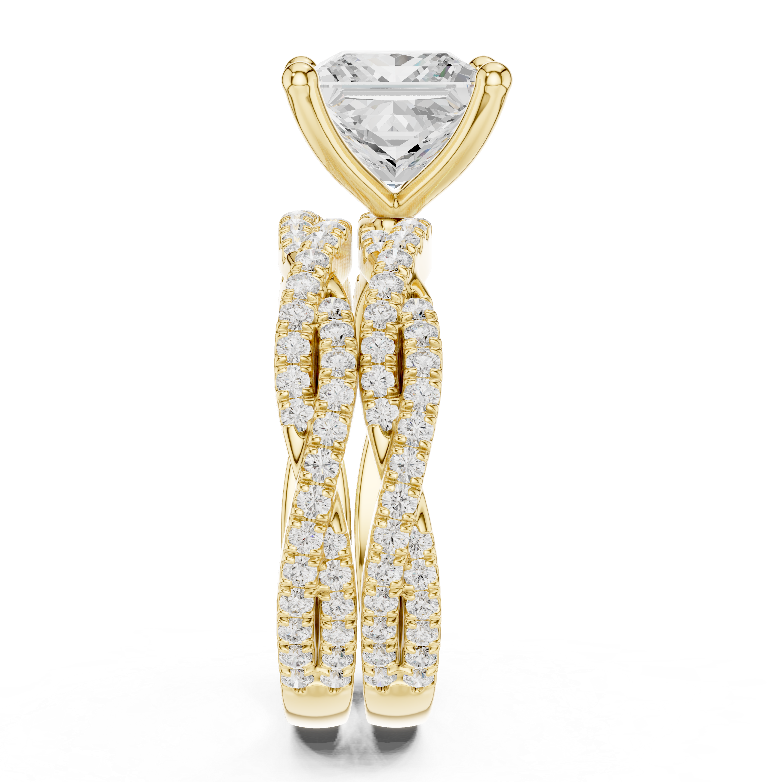 Adjustable baby ring with rounded edges.