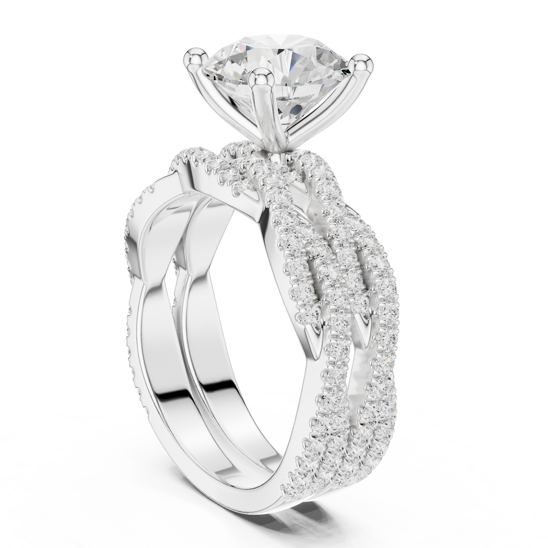 Link bracelet with rectangular segments.