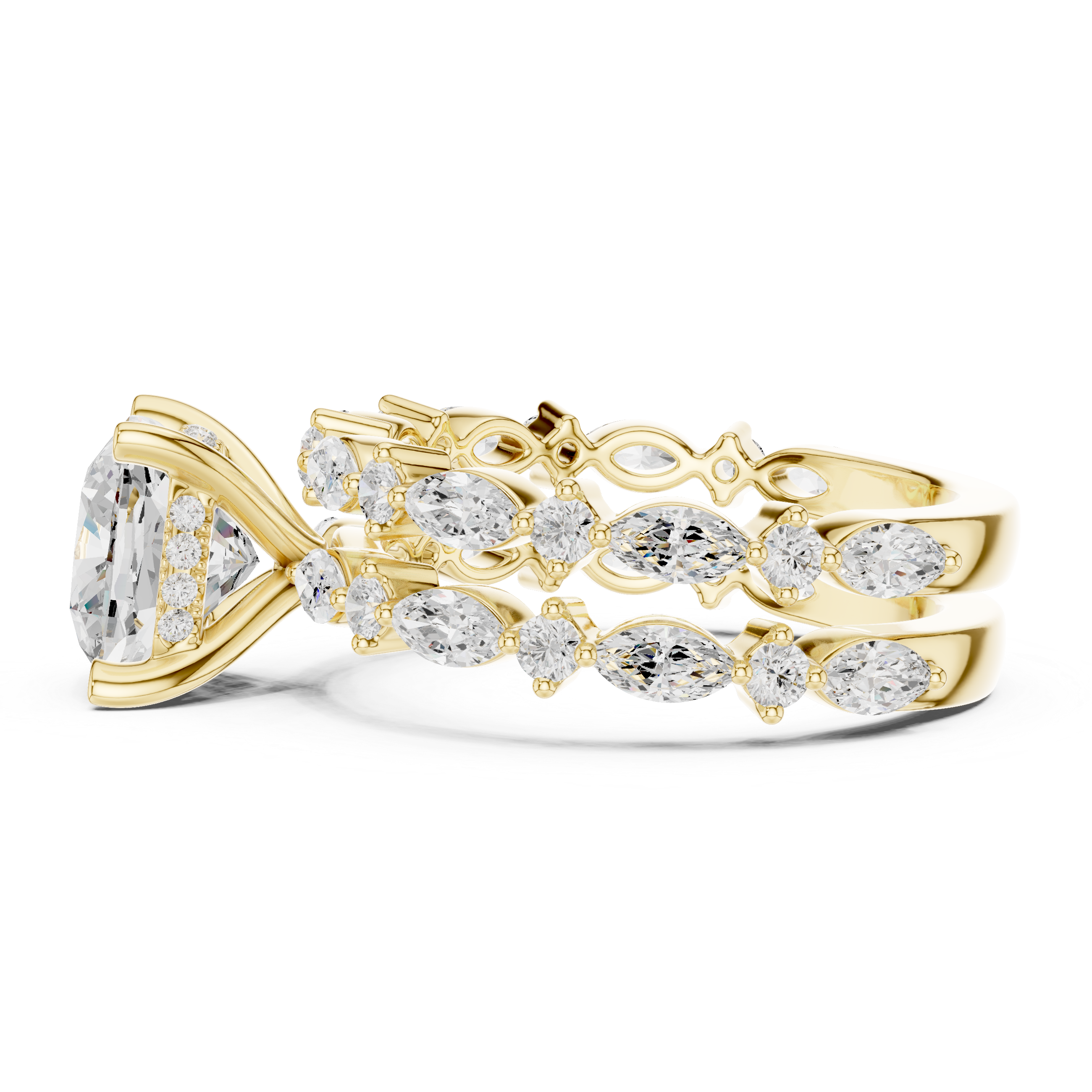 Elegant Diamond Daily Wear  masterpiece showing superior quality