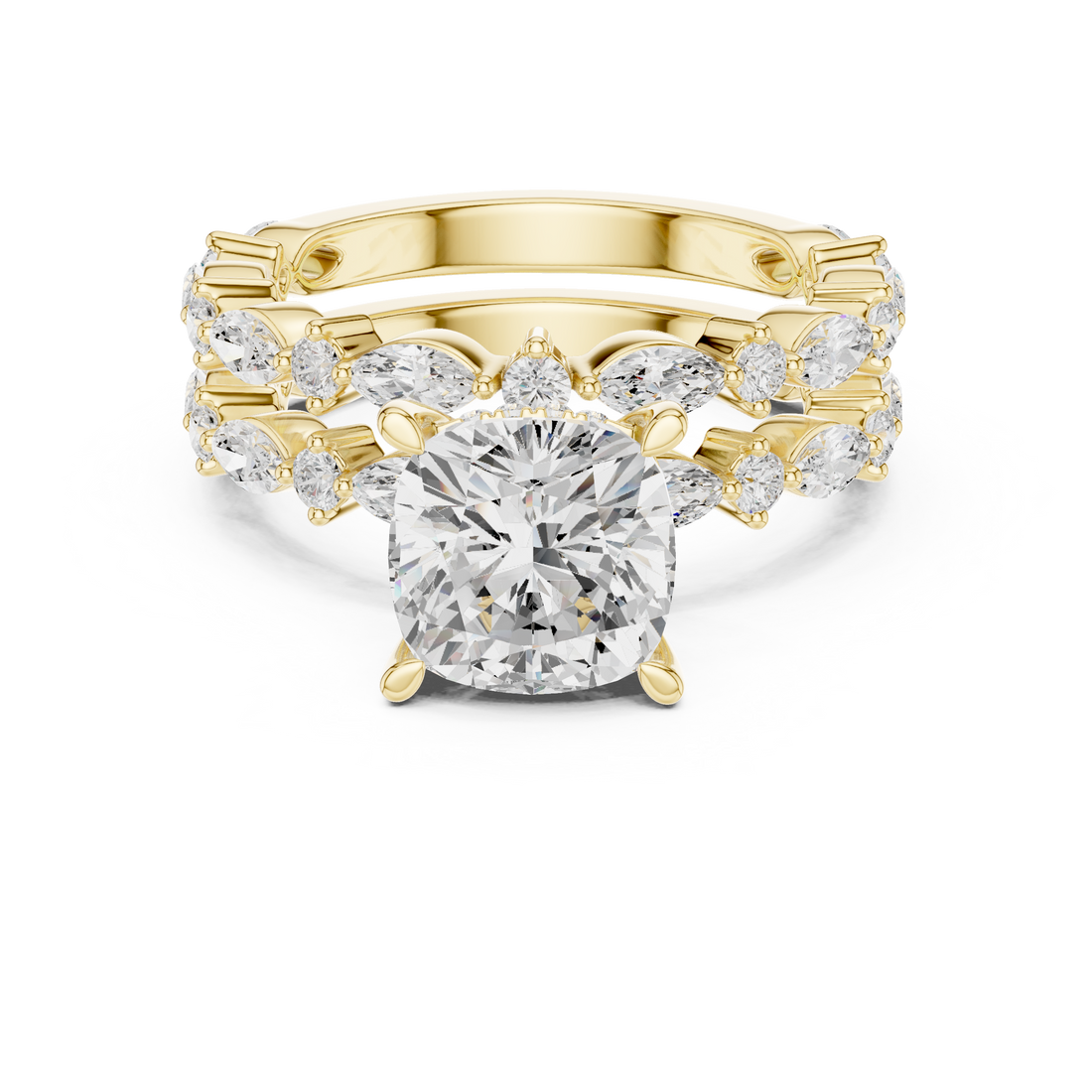 Stylish Stackable Design  with premium high-quality finish and shine