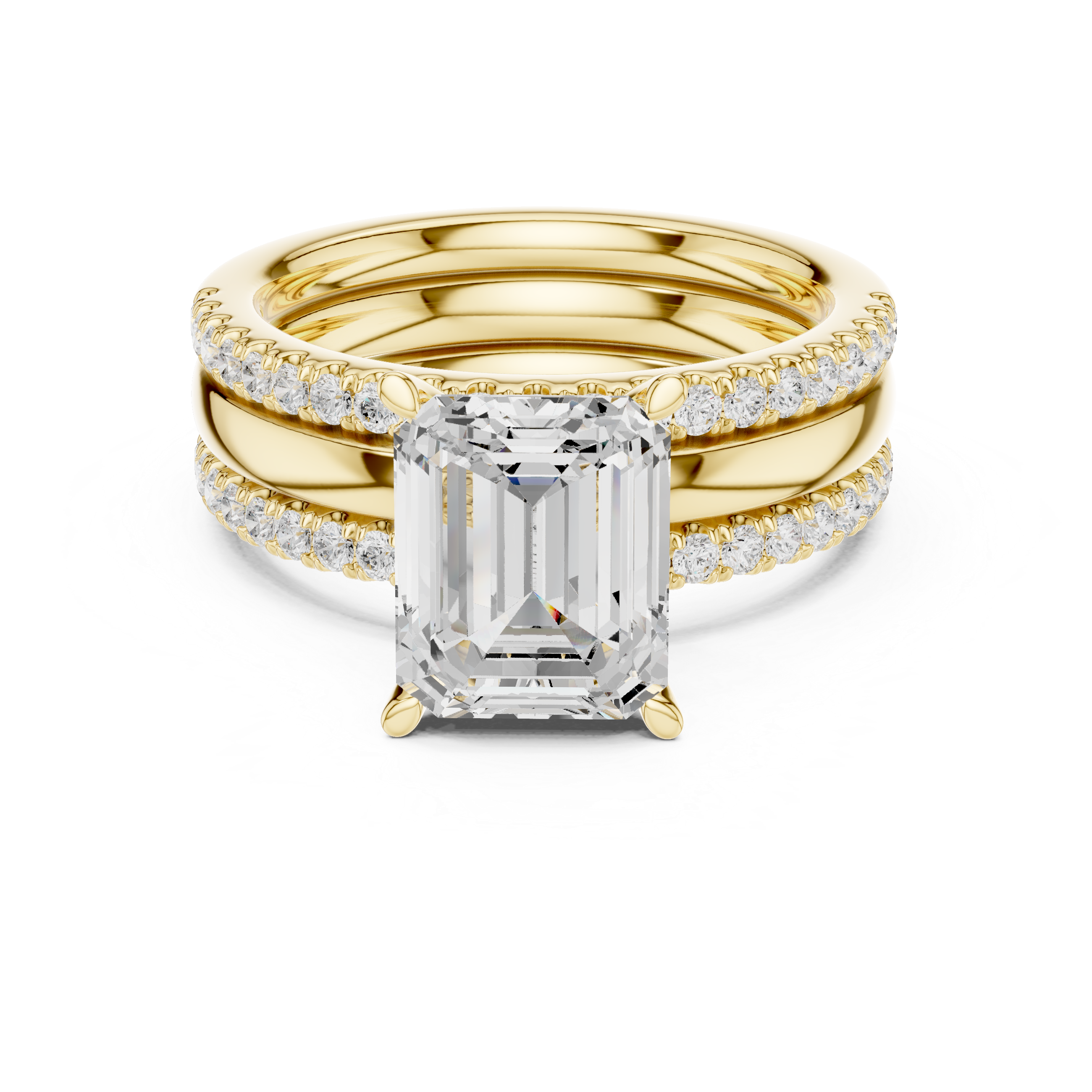 Stylish Stackable Design  with premium high-quality finish and shine