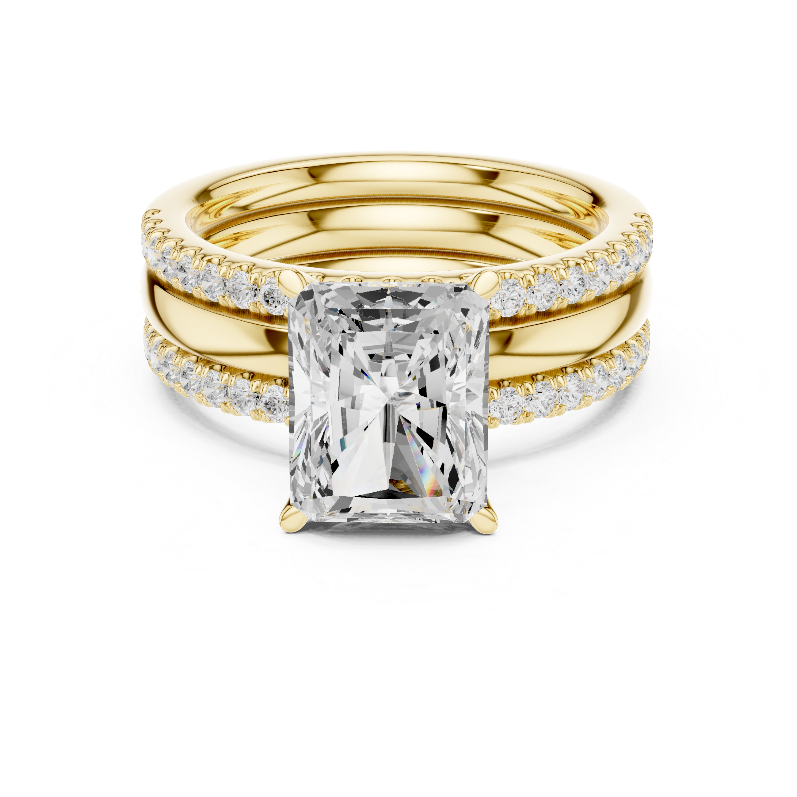 Stylish Stackable Design  with premium high-quality finish and shine