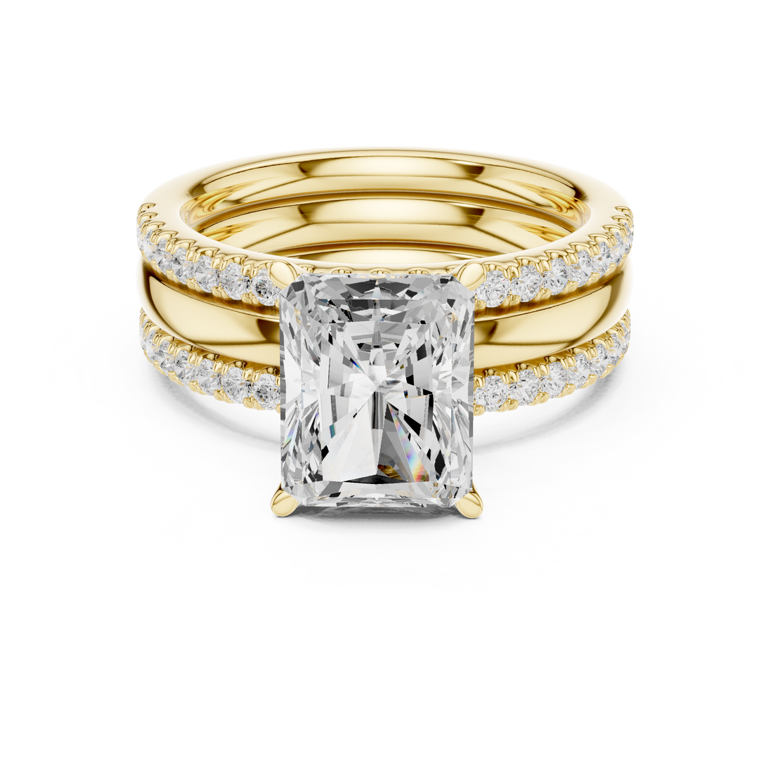Stylish Stackable Design  with premium high-quality finish and shine