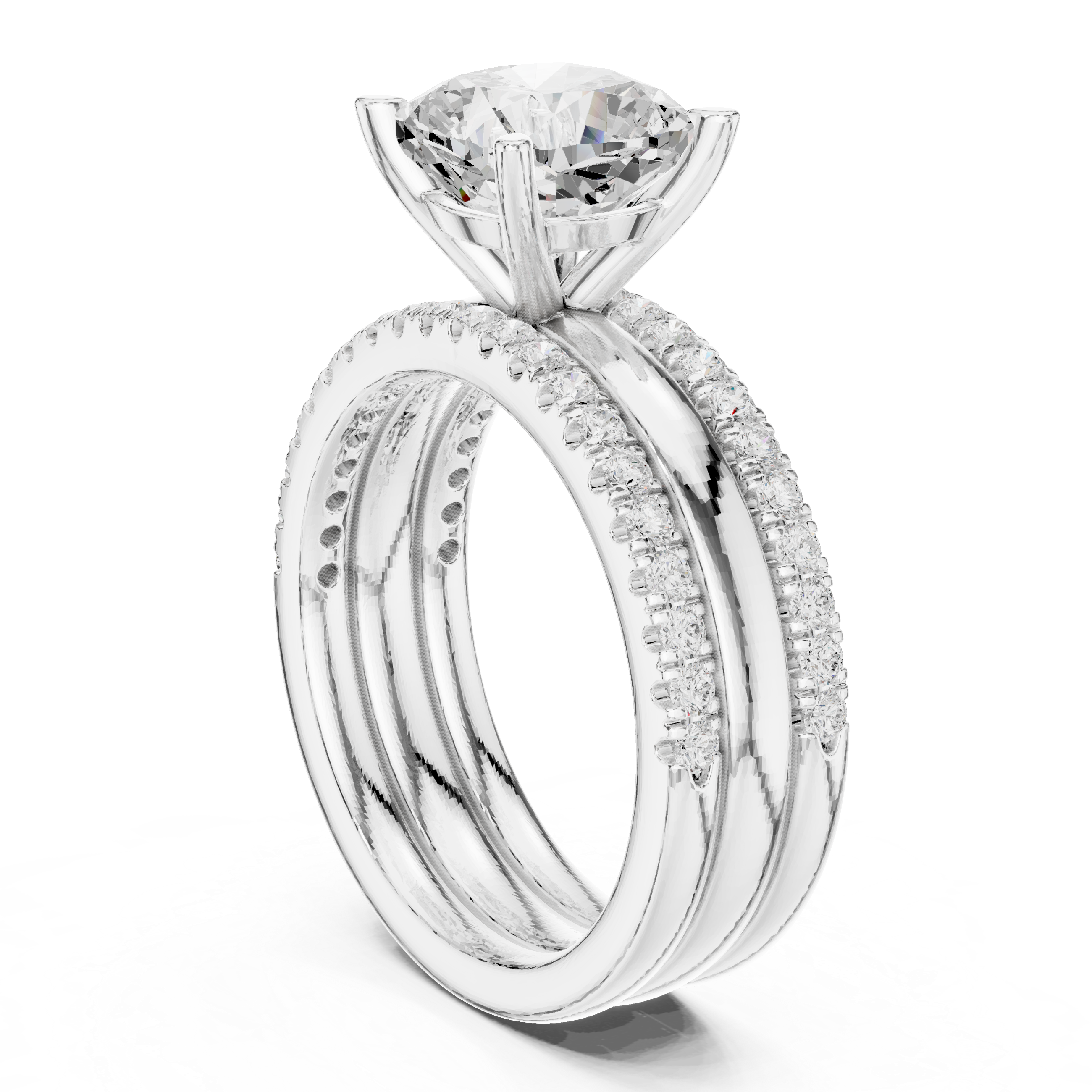 Gemstone toe ring with central stone.