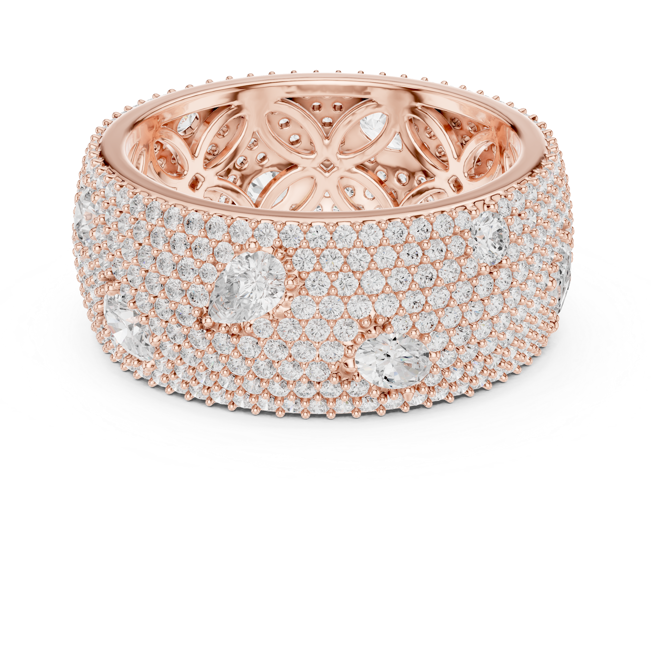 Adjustable open ring with modern look.
