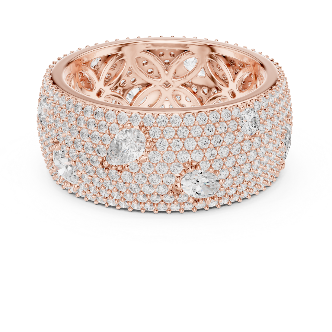 Adjustable open ring with modern look.