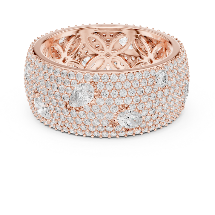 Adjustable open ring with modern look.