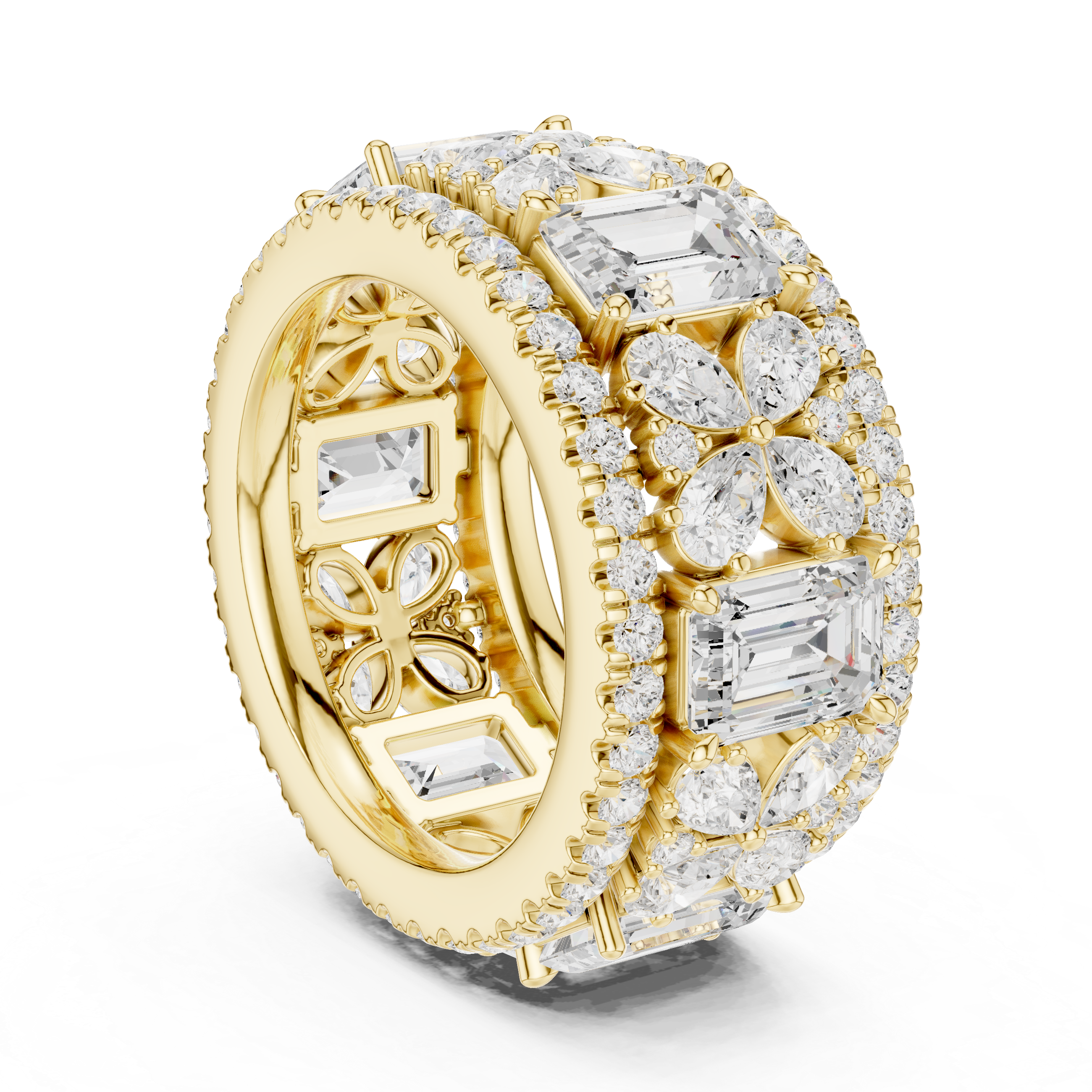 Diamond bridal set with luxury design.