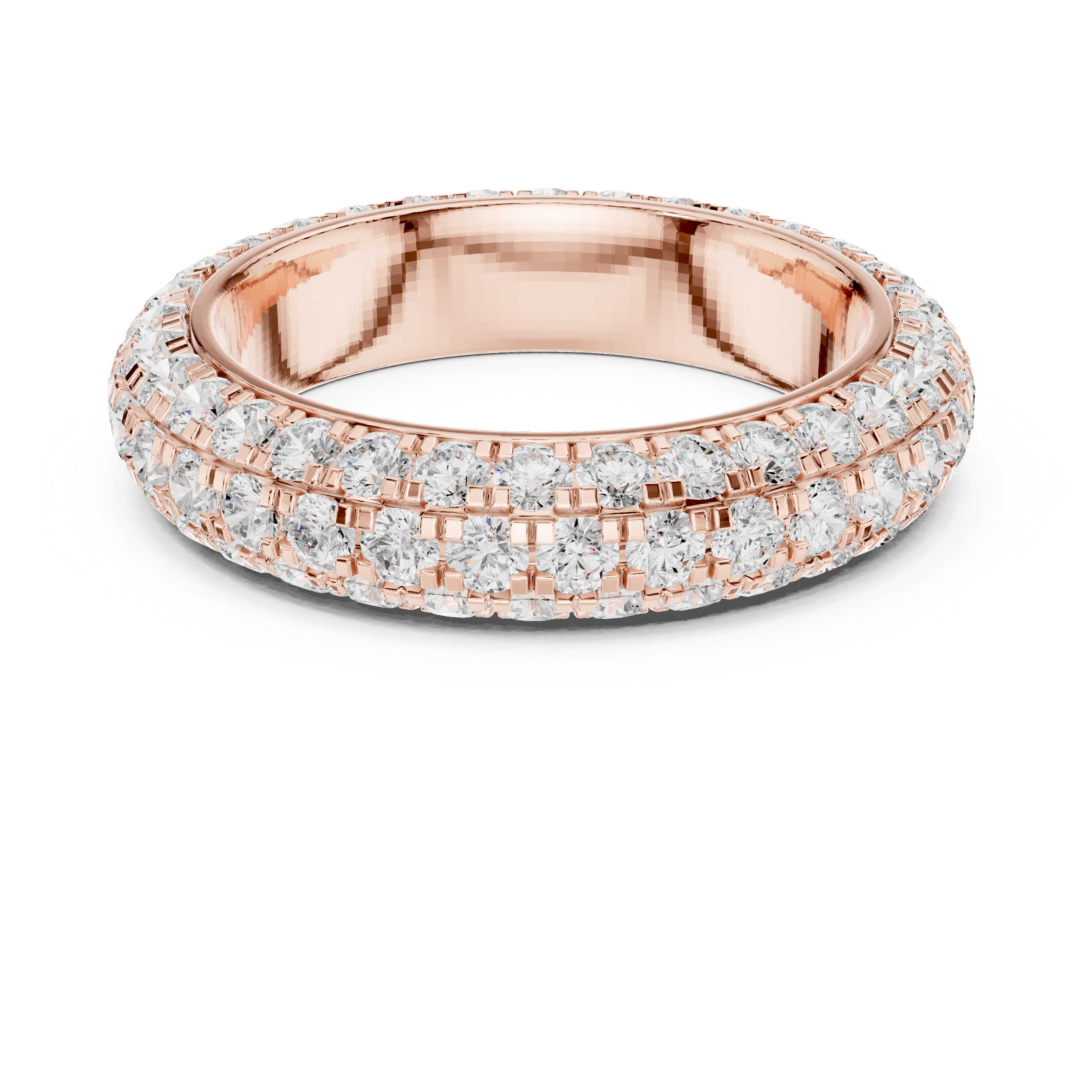 Cushion-cut diamond ring with elegant halo setting.
