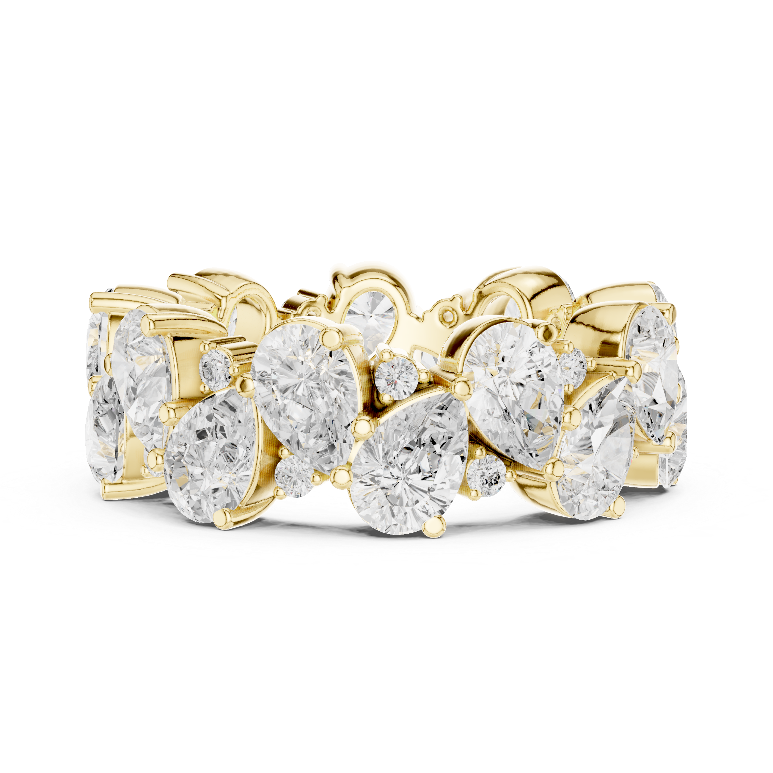 Adjustable chain bracelet with sliding clasp.
