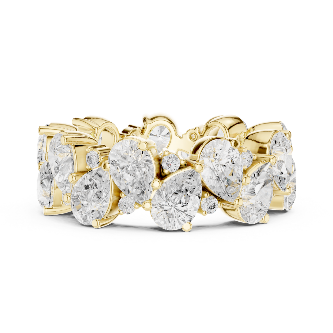 Adjustable chain bracelet with sliding clasp.
