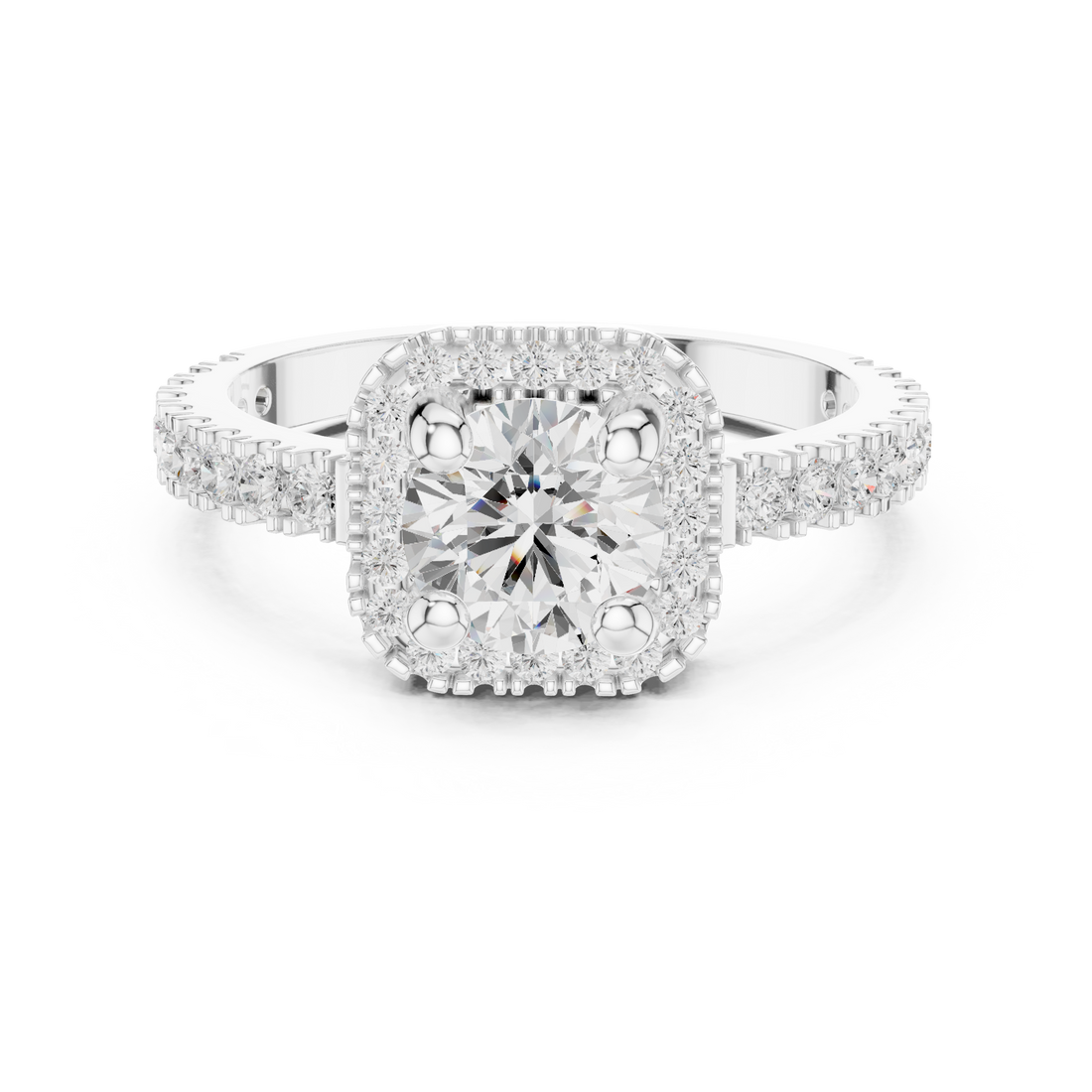 Silver toe ring with adjustable band.
