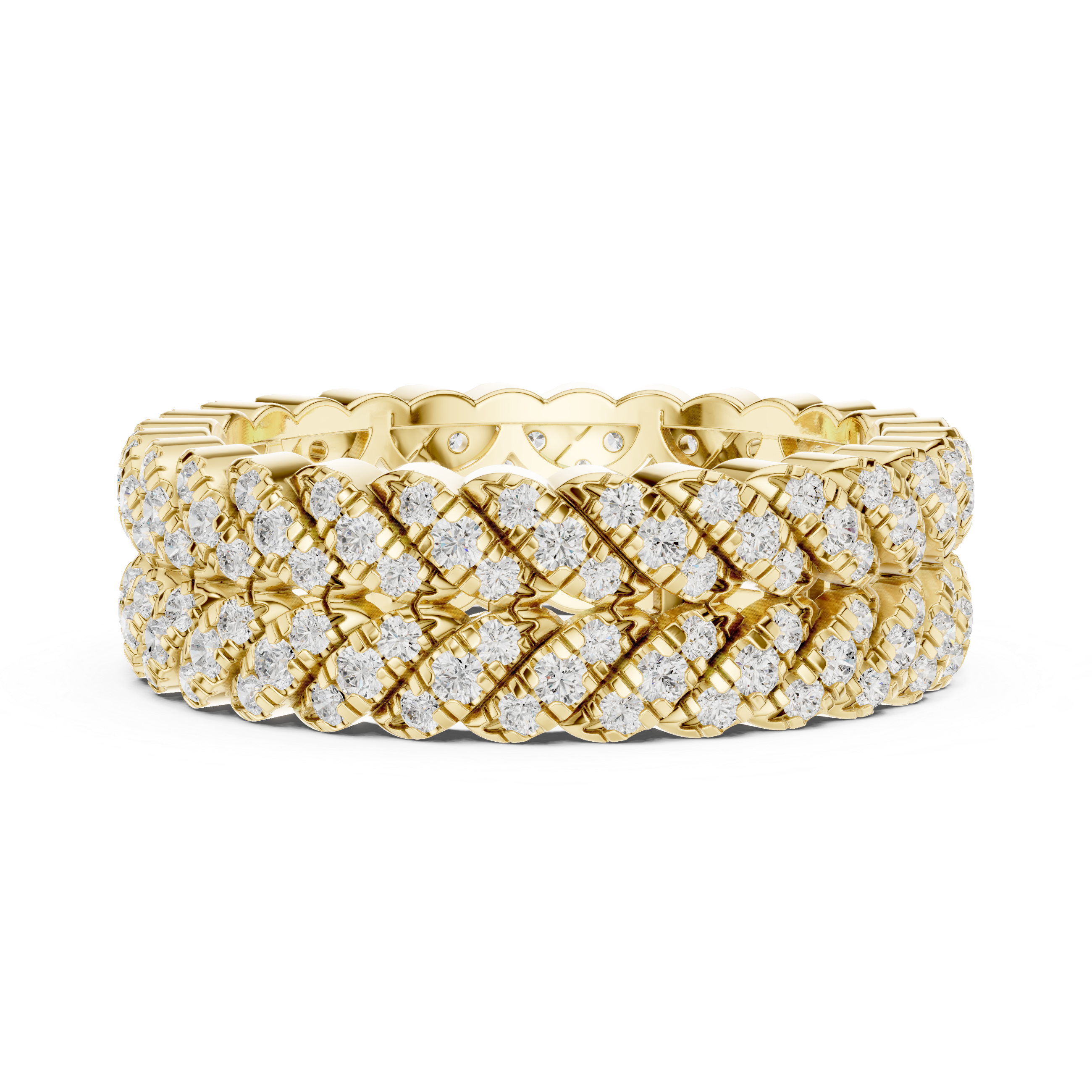 Children's gold bracelet with lightweight design.