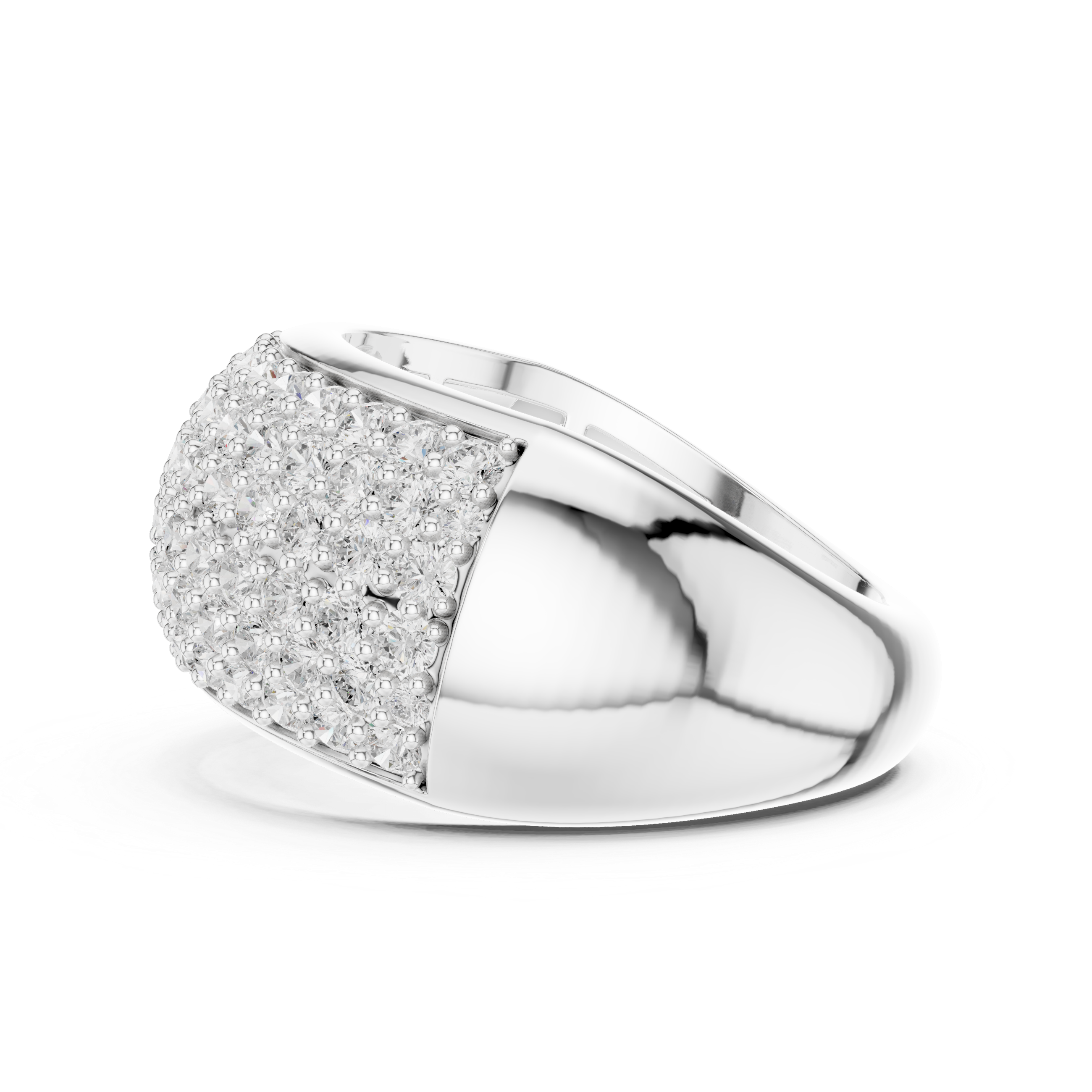 Adjustable open ring with modern look.