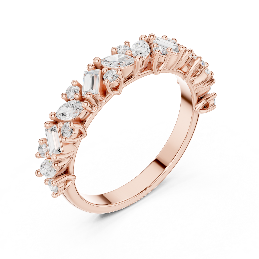 Diamond bridal set with luxury design.