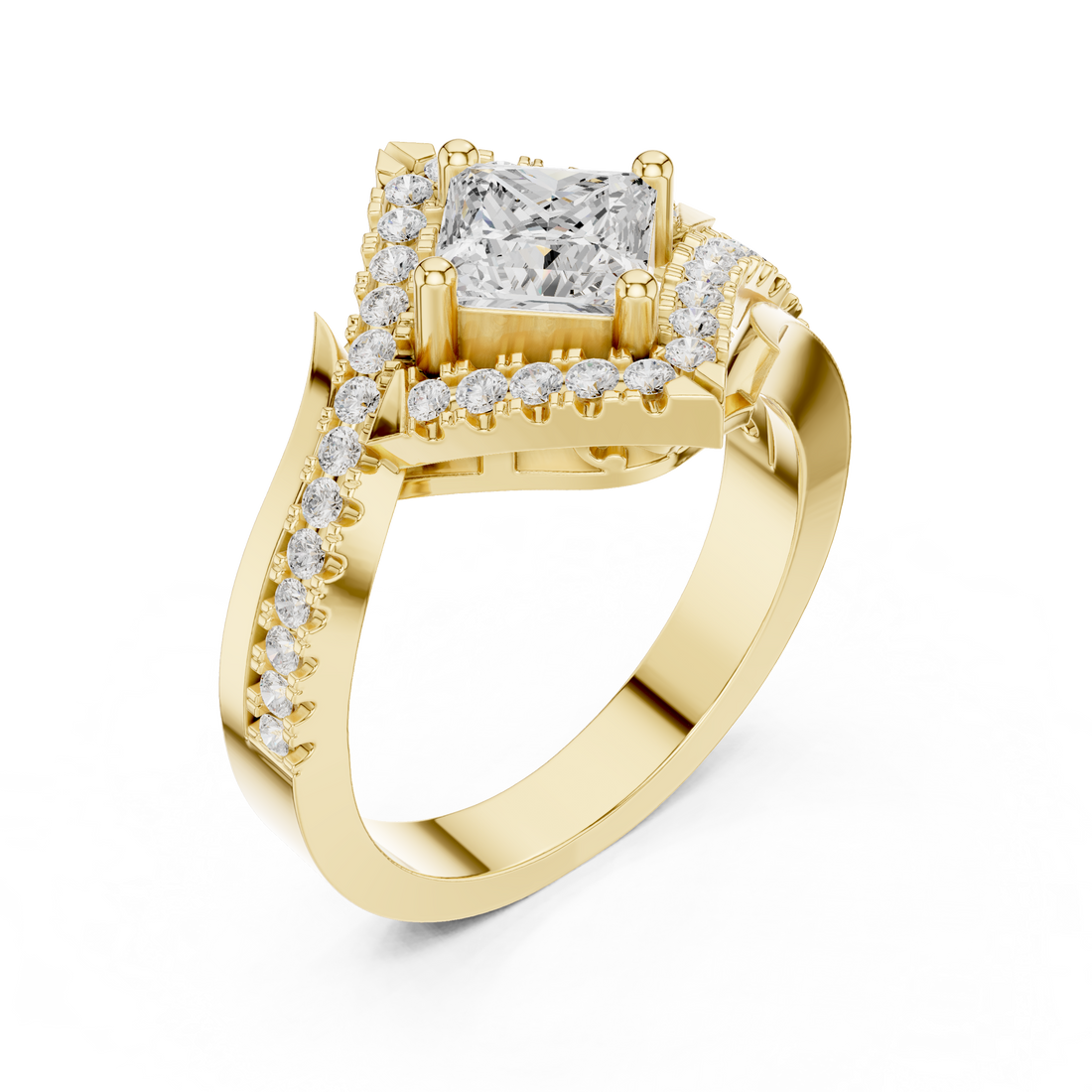 Classic plain toe ring in silver.