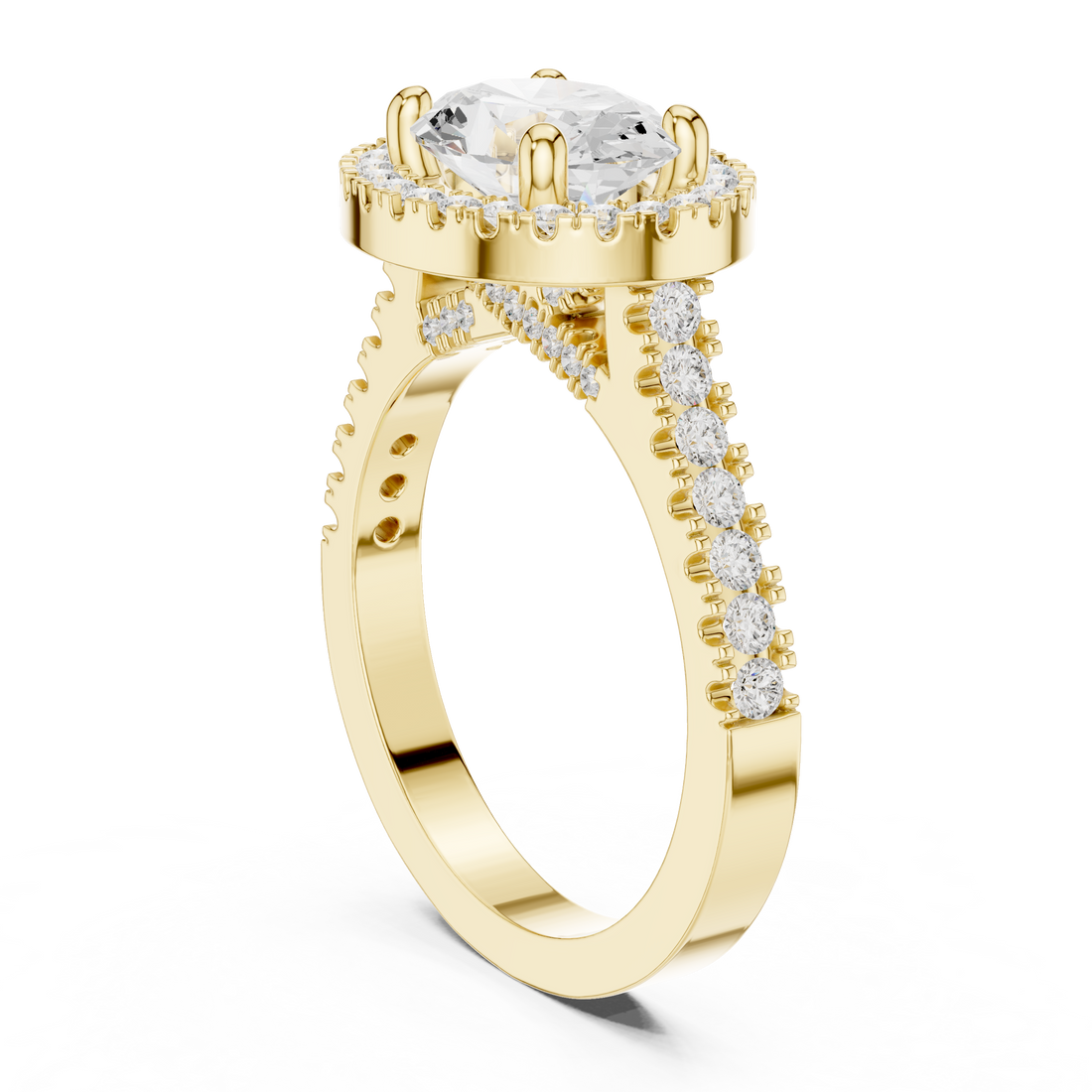Stackable slim gold ring with simple finish.
