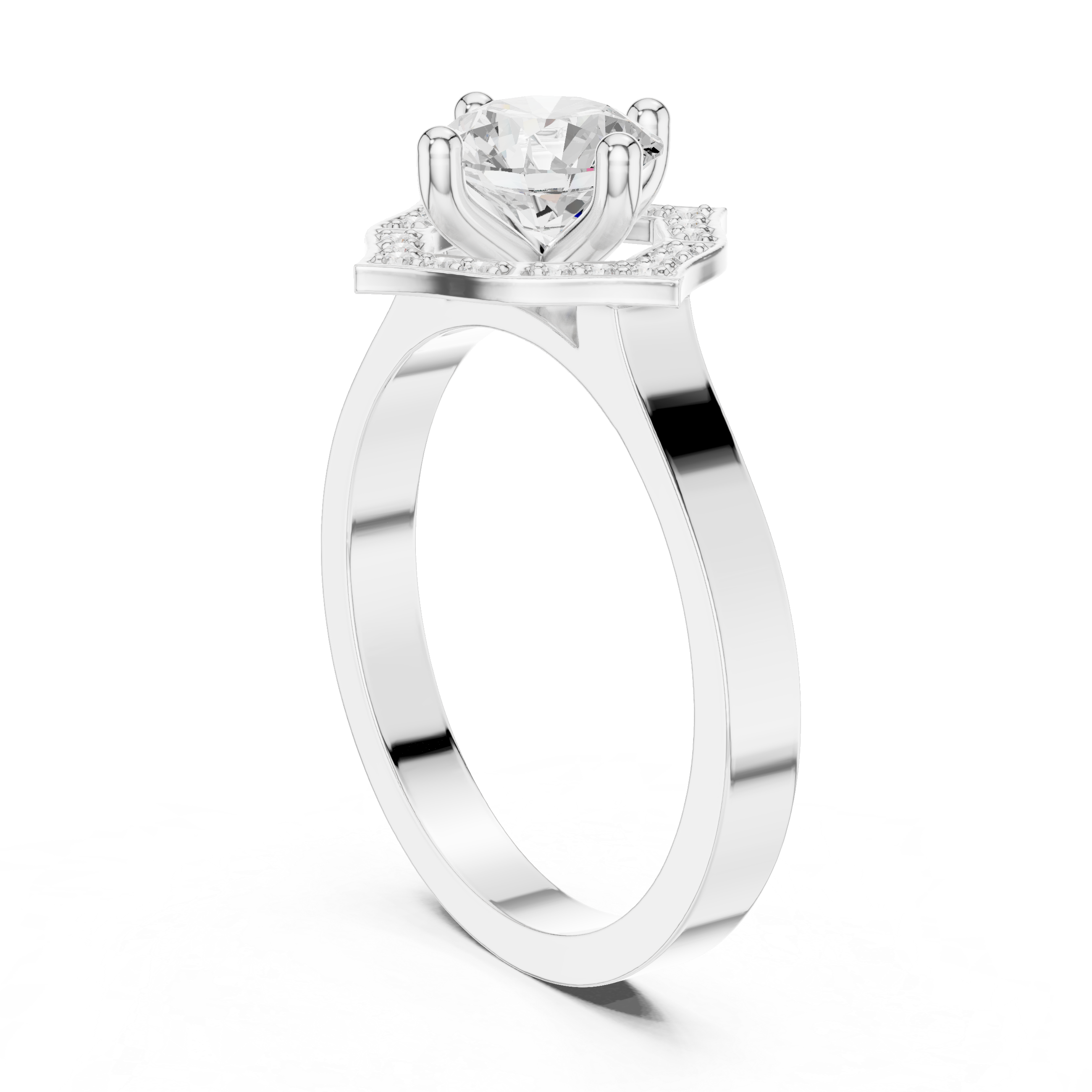 Gemstone toe ring with central stone.