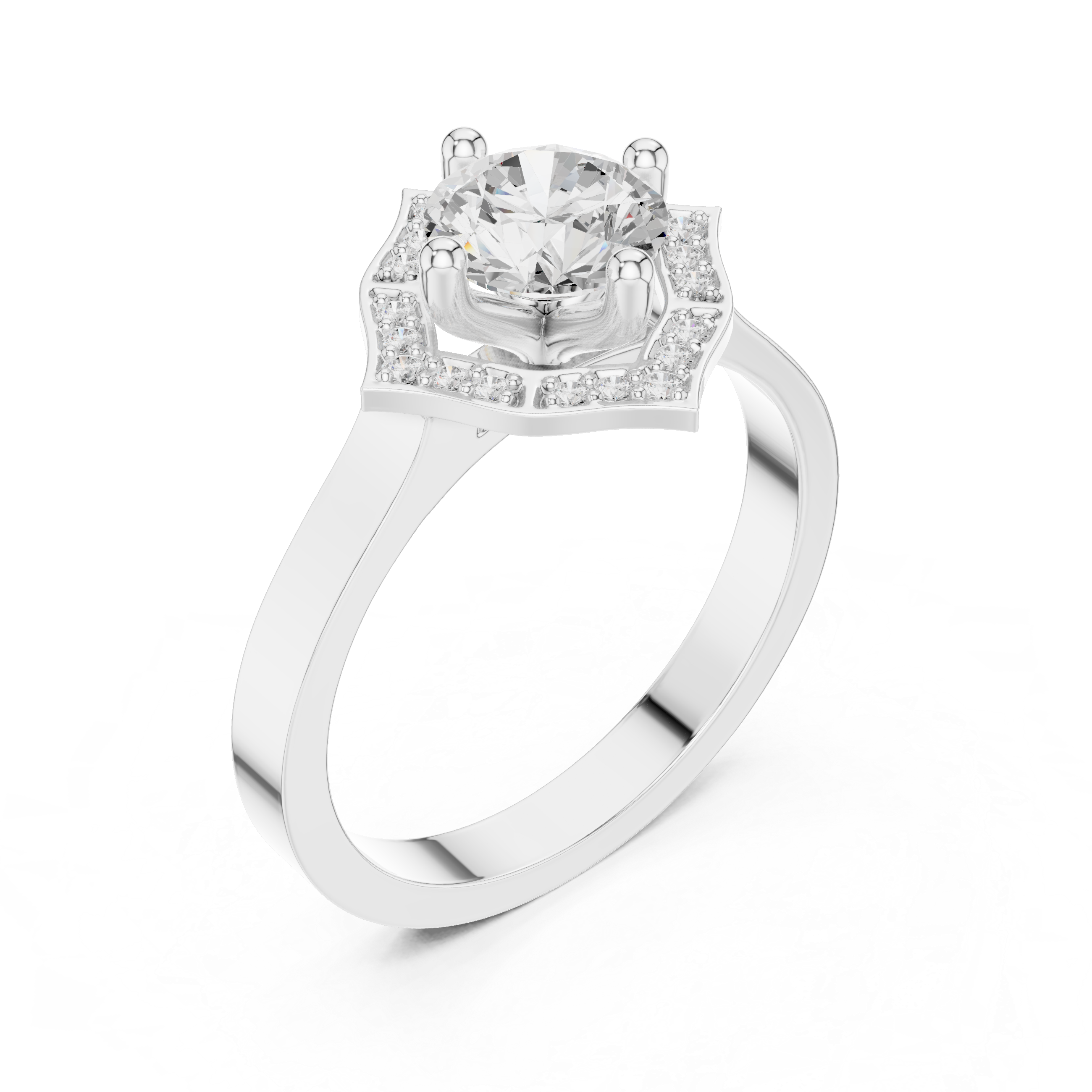 Vintage-style toe ring with decorative pattern.