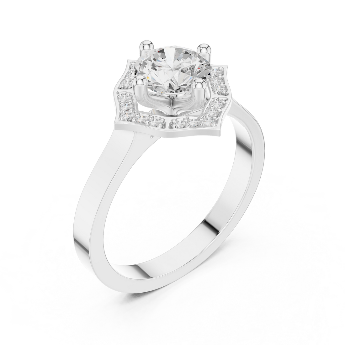 Vintage-style toe ring with decorative pattern.