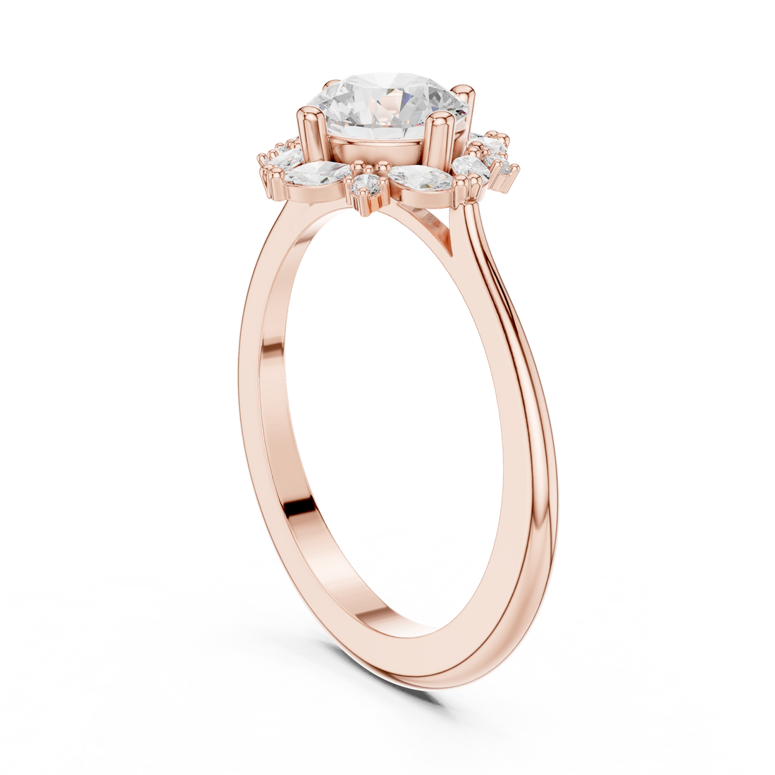 Men's diamond ring with bold style.