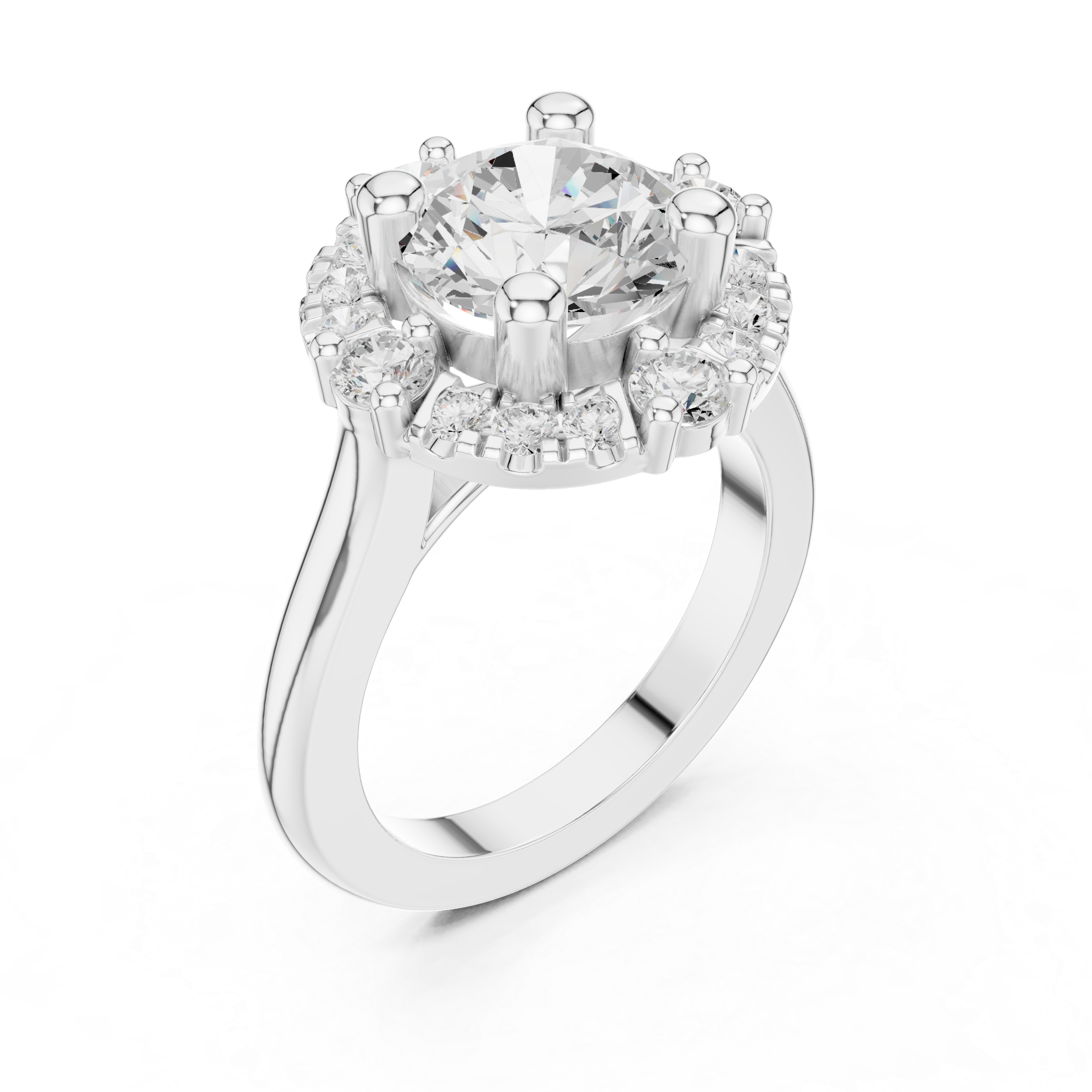 Bridal jewellery set with matching pieces.