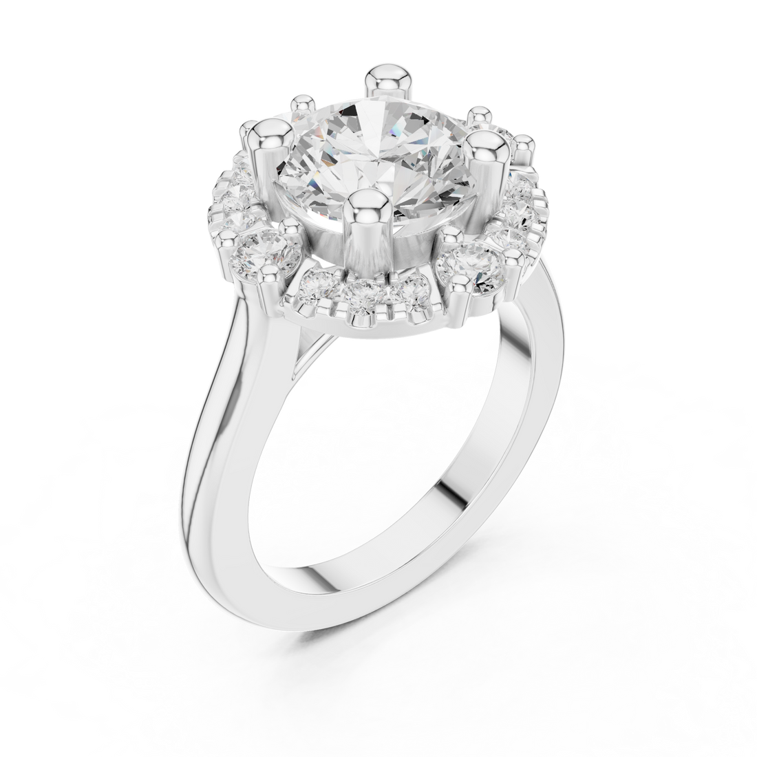 Bridal jewellery set with matching pieces.