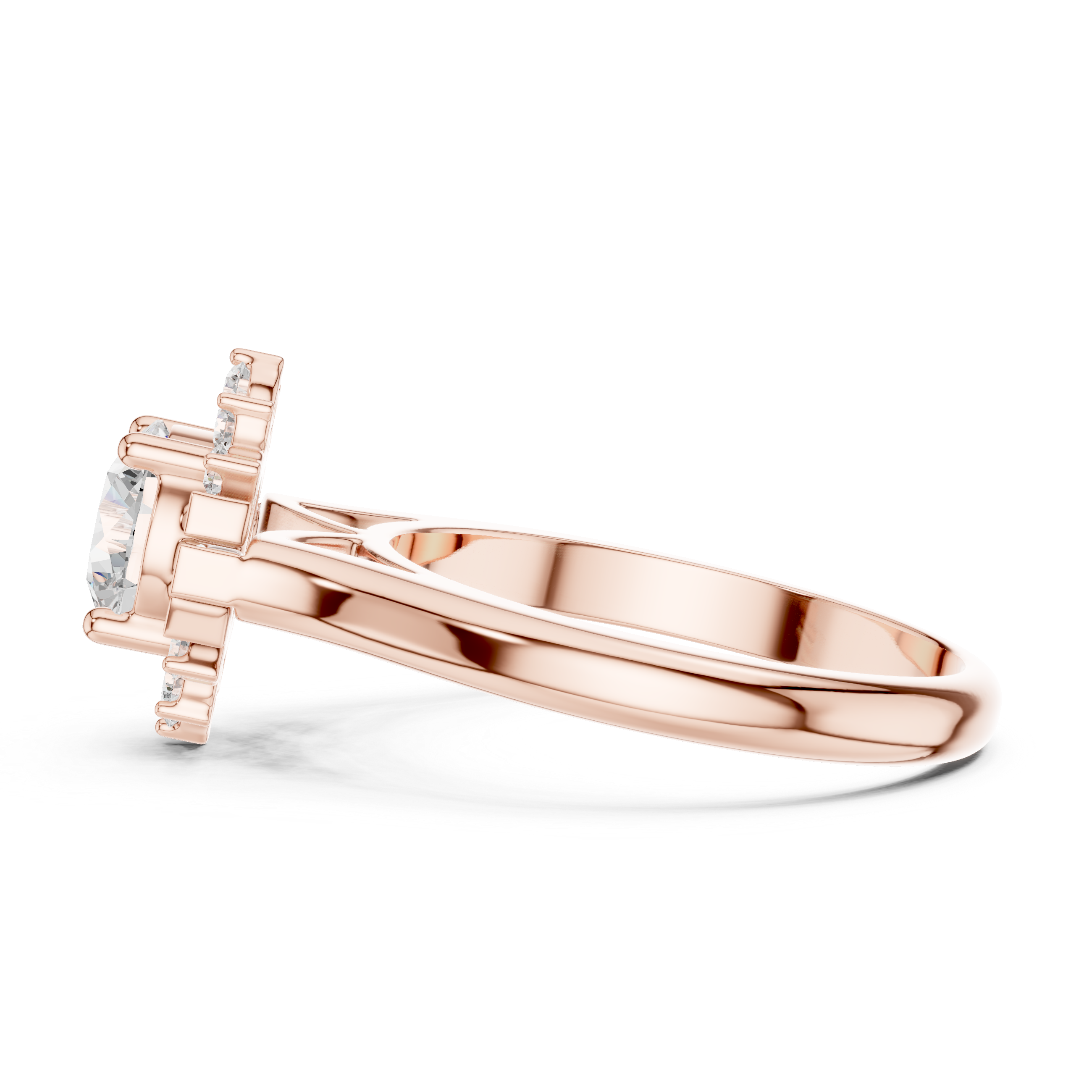 Classic plain toe ring in silver.