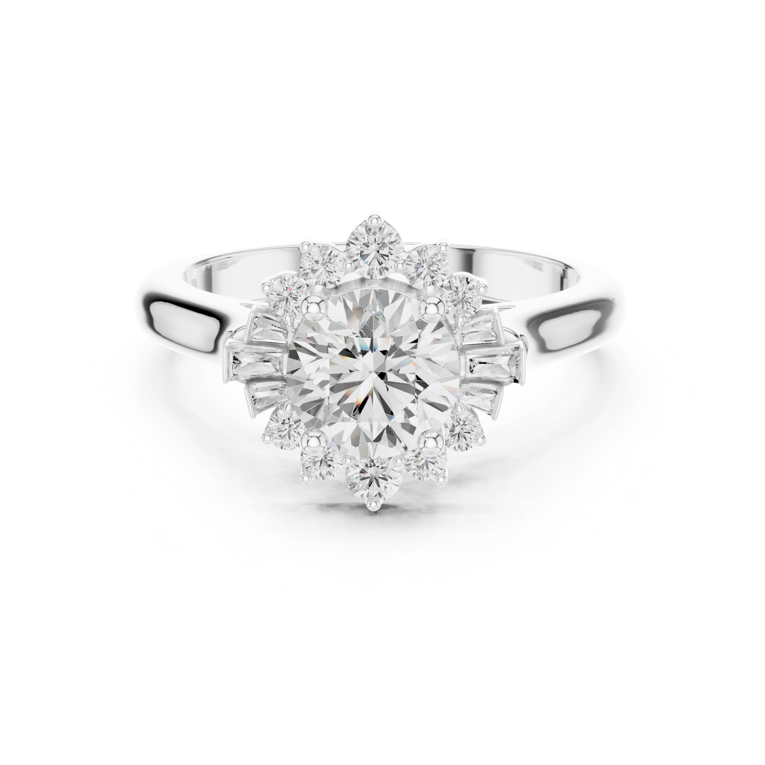 Minimalist silver band ring with smooth polished finish.