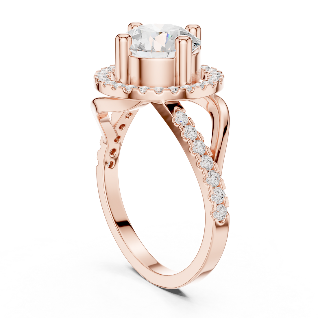 Heart-shaped gemstone ring in polished gold.
