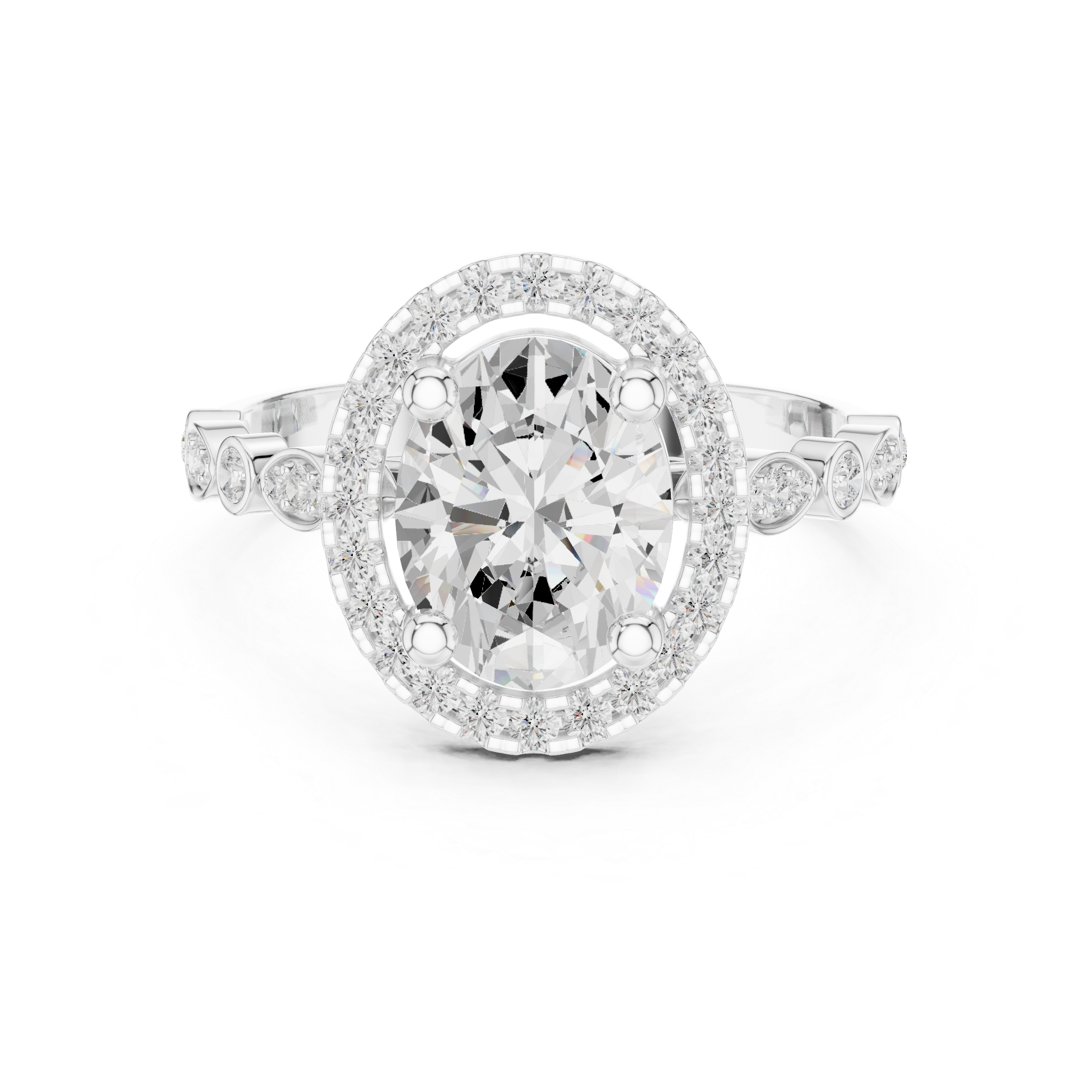 Classic signet ring with engraved top.