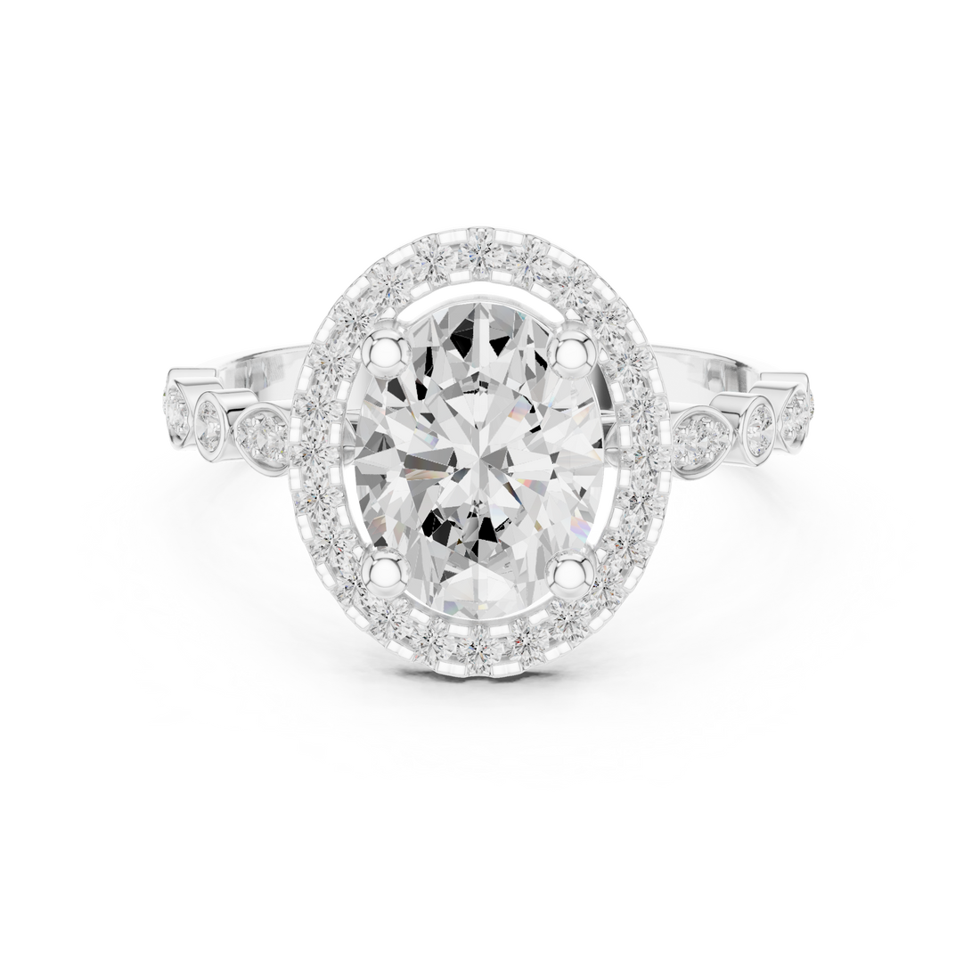 Classic signet ring with engraved top.