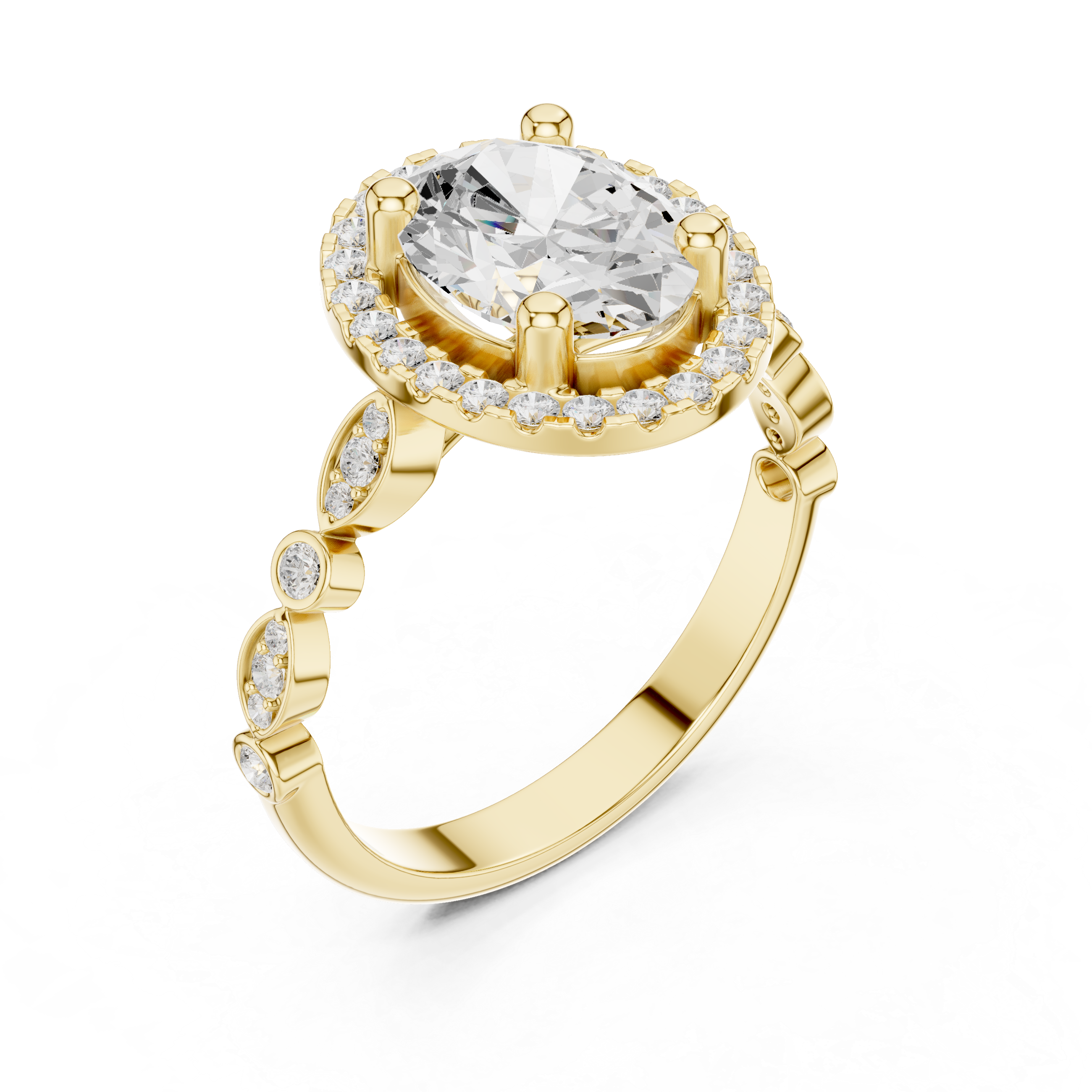 Smooth men's band with polished surface.