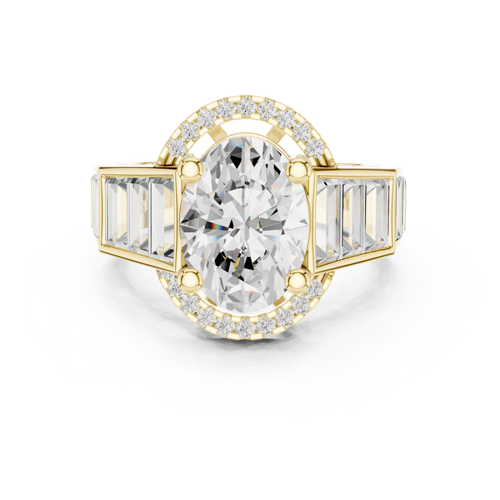Anniversary band with sparkling accents.