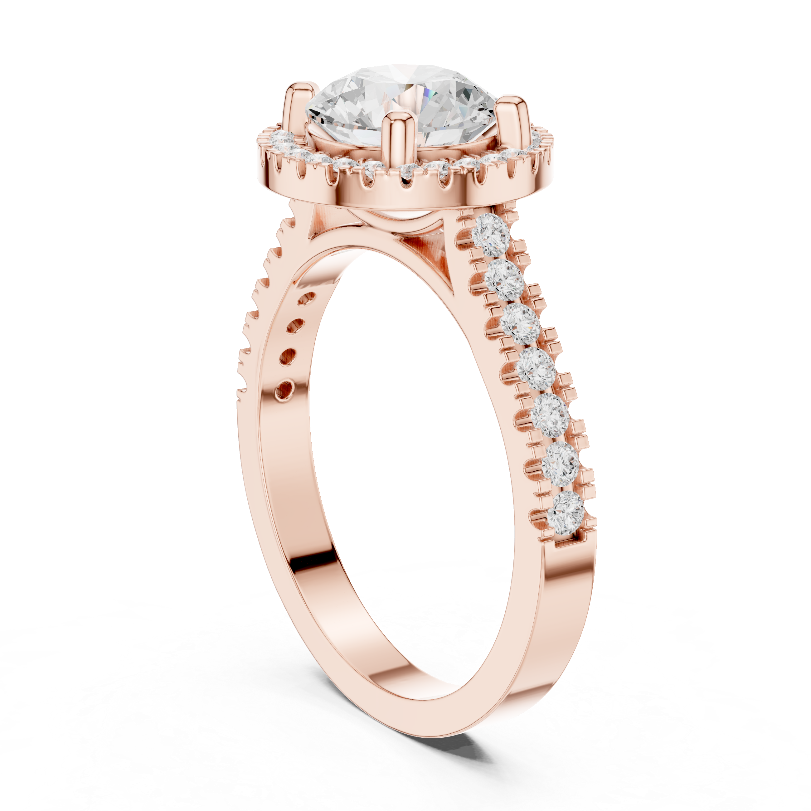 Diamond bangle with sparkling detail.