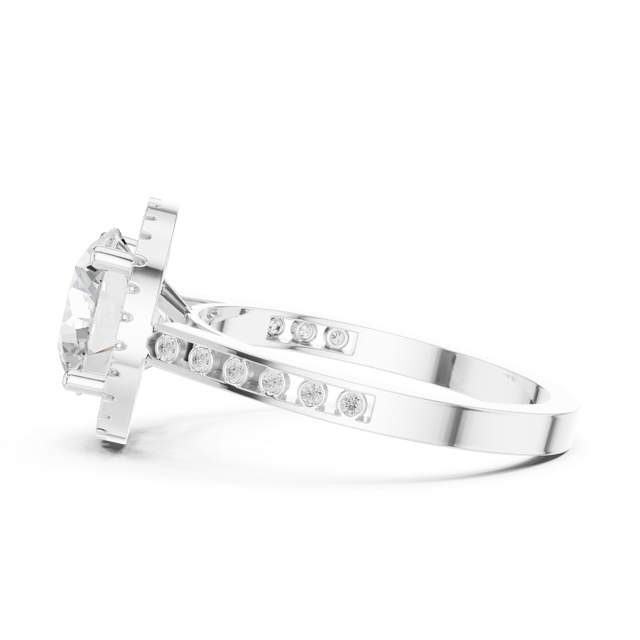 Pearl gemstone ring with elegant style.